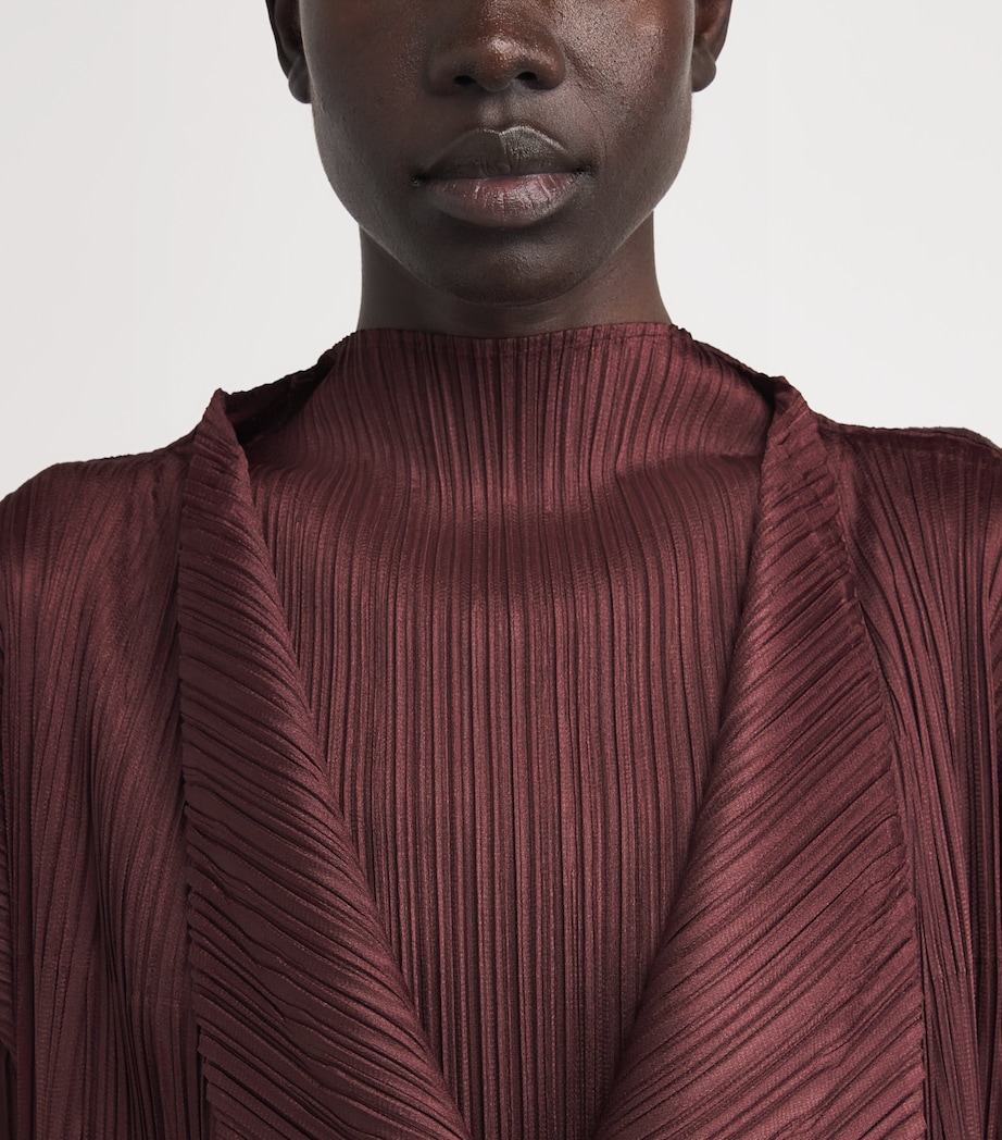 January Monthly Colours Cardigan BORDEAUX Image 6