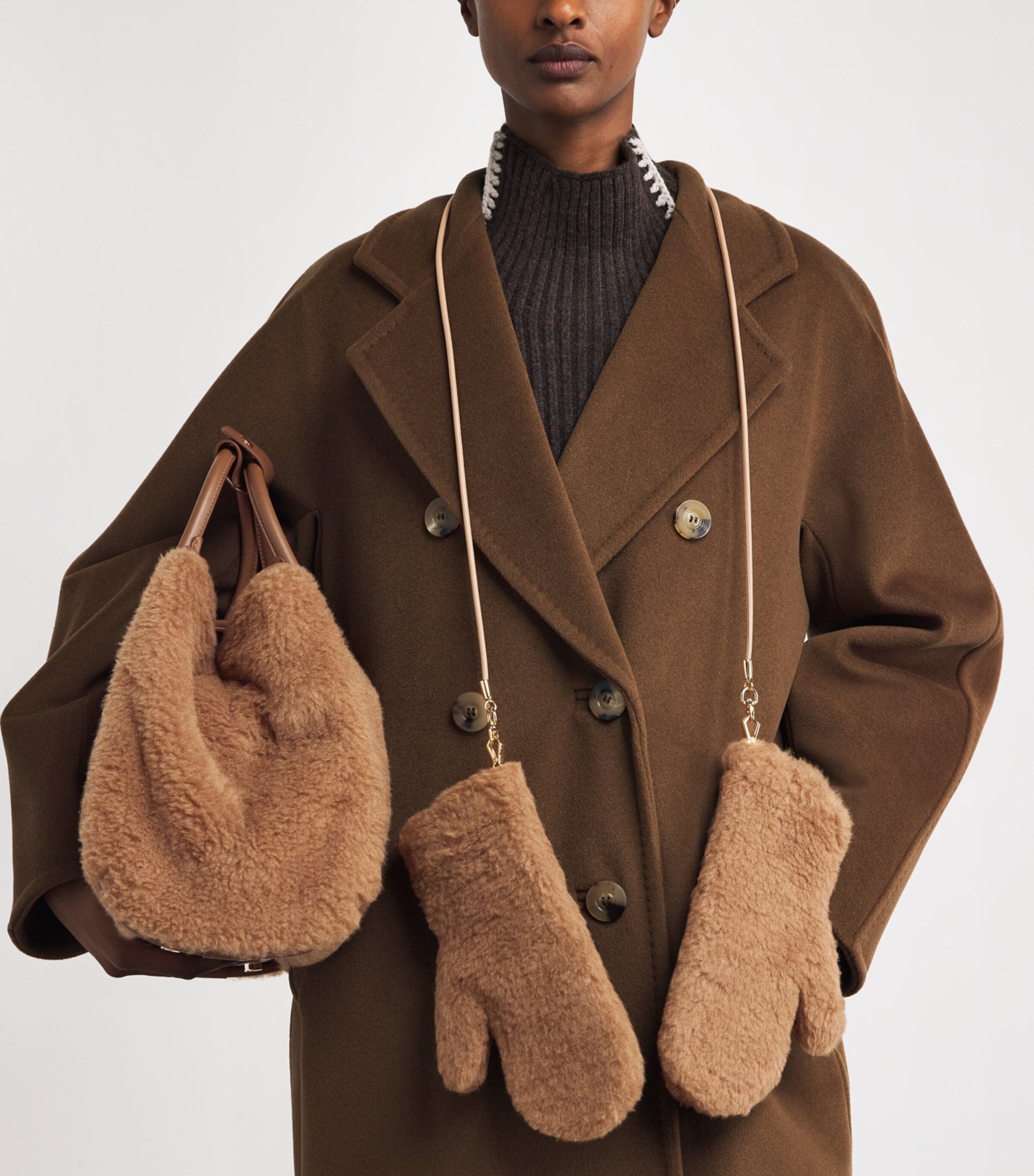 Camel-Silk Gloves CAMEL Image 3