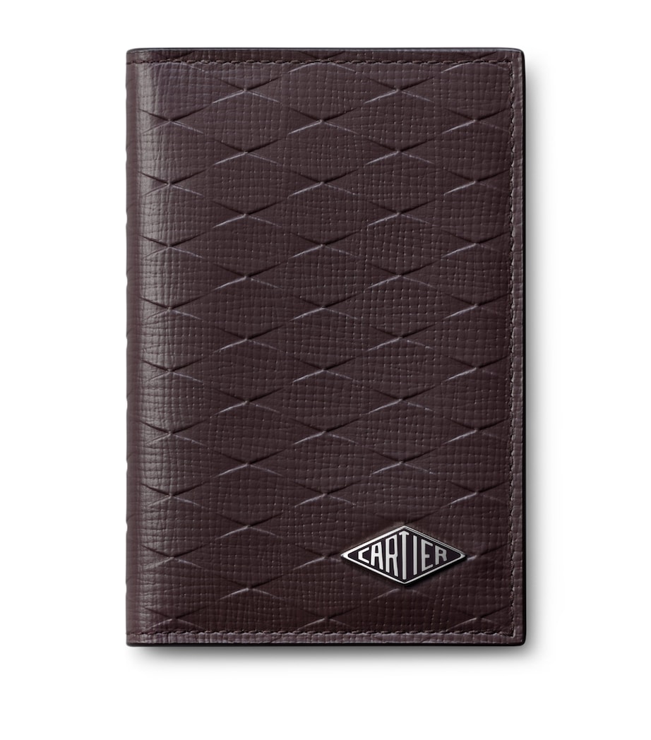 Cartier Leather Cartier Losange Card Holder Ebony Image 1