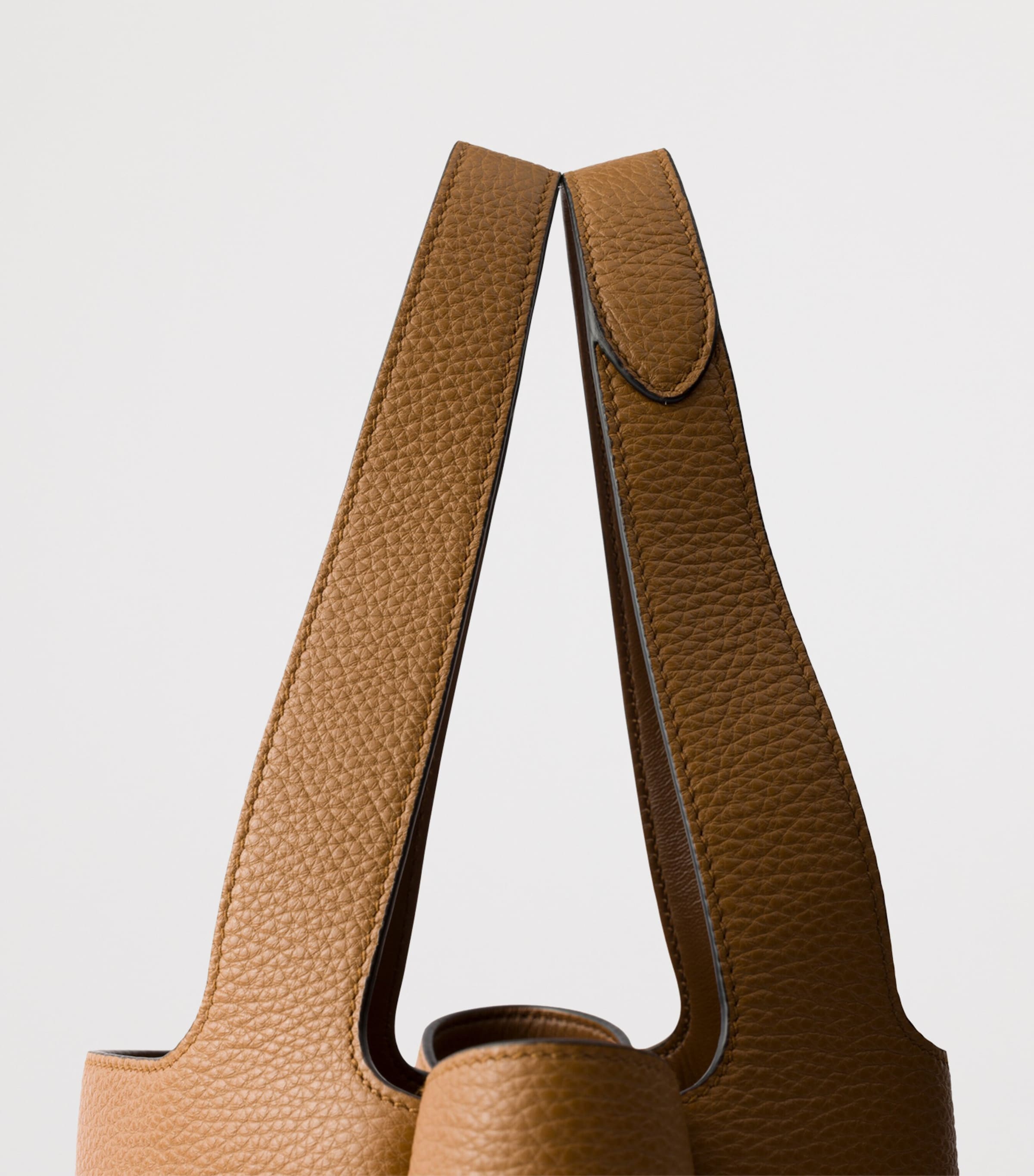 Small Leather Tote Bag F03V8 Image 5