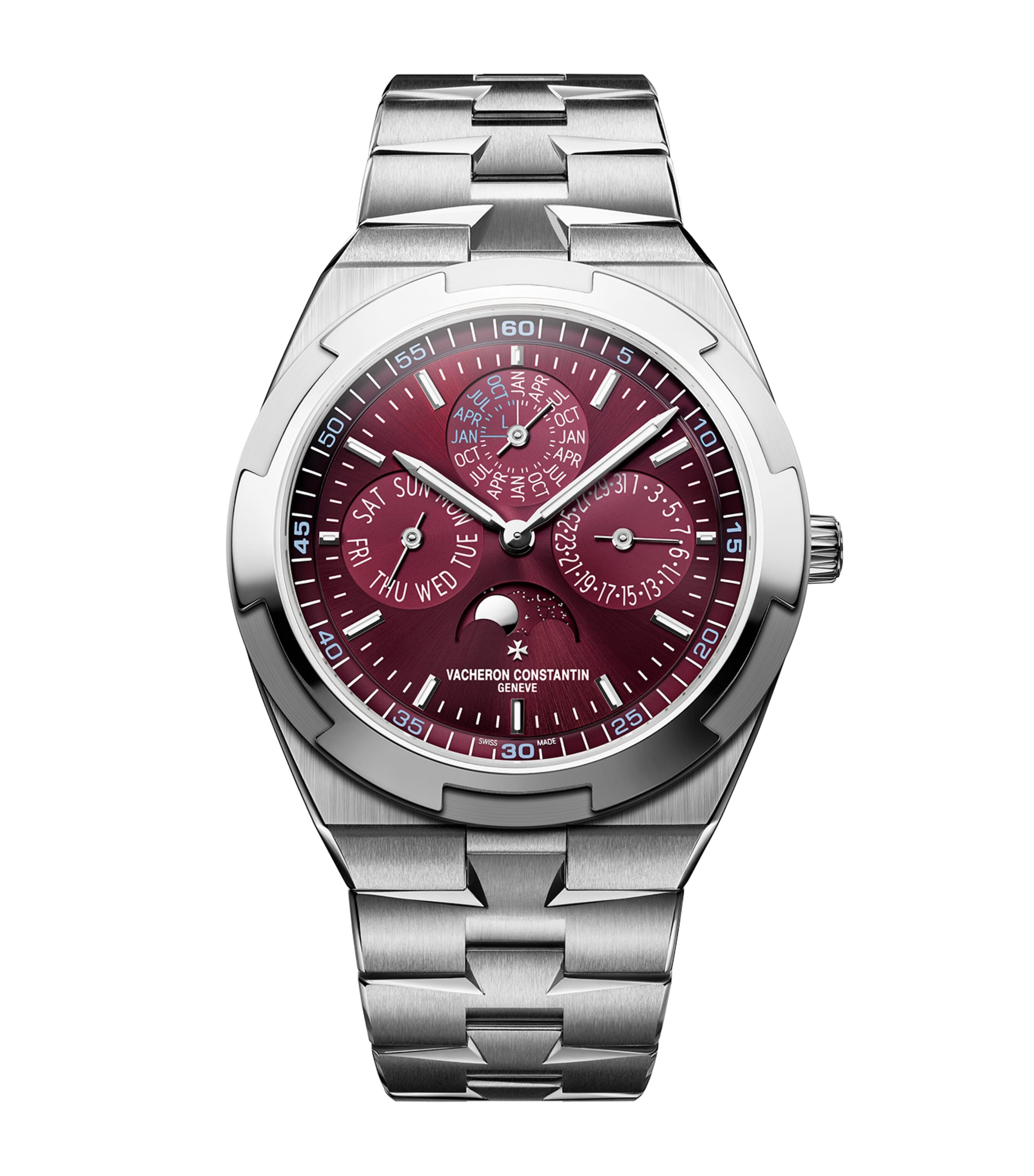 Vacheron Constantin White Gold Overseas Perpetual Calendar Ultra-Thin Watch 41.5mm White Gold Image 1