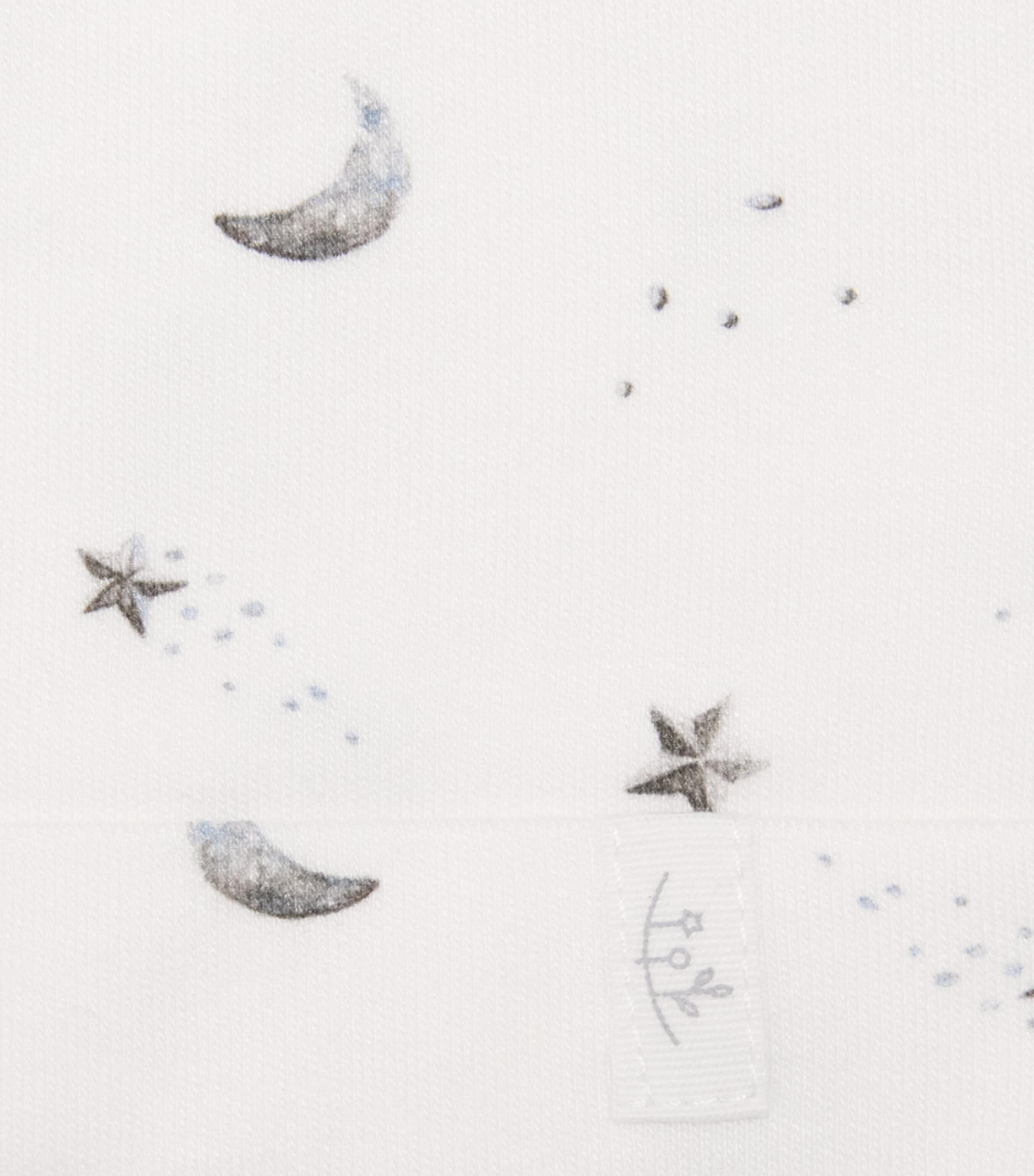 Rosa & Blue Starlit Moon Beanie White Image 3