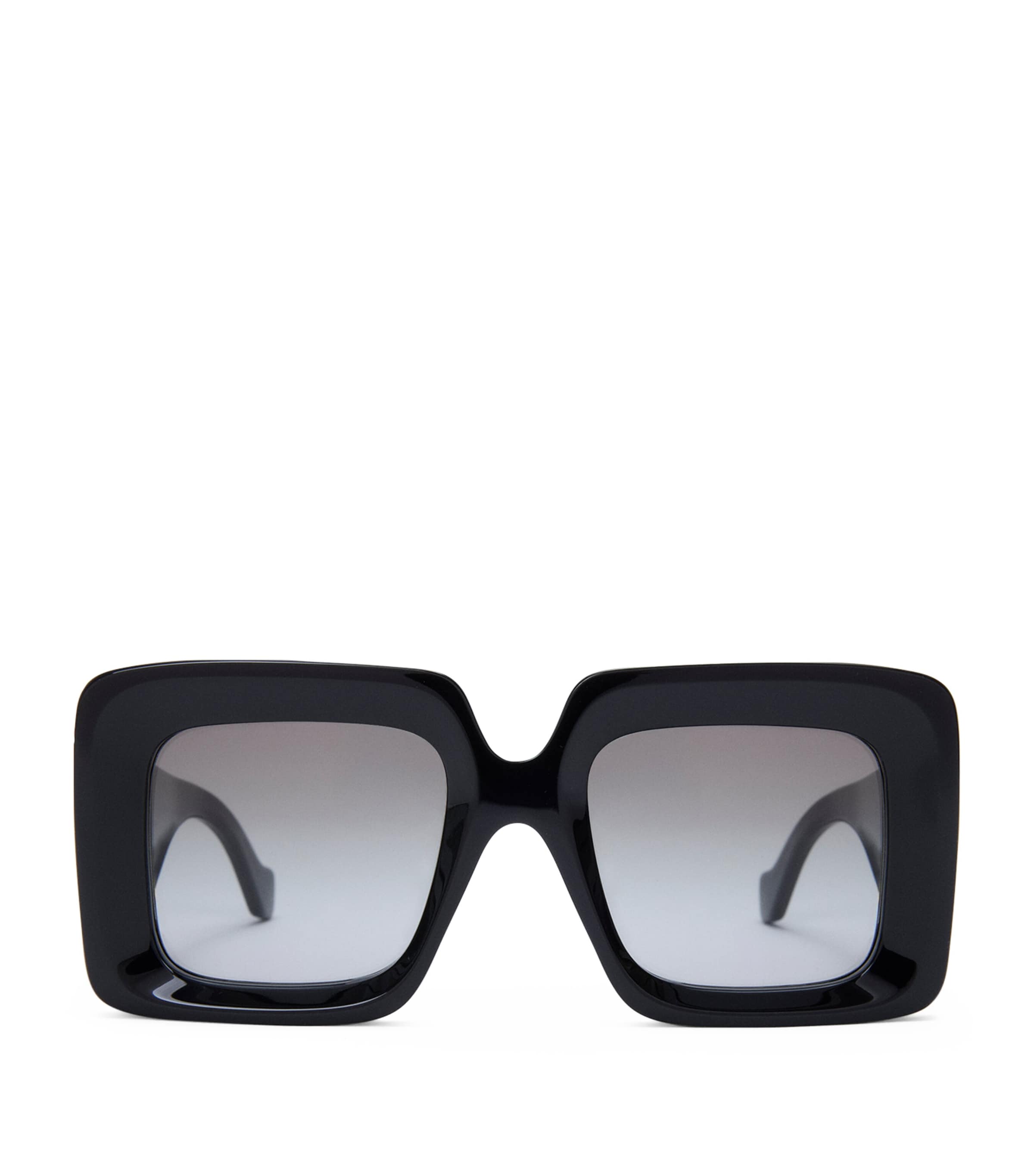 LOEWE Bevelled Square Sunglasses Black Image 1