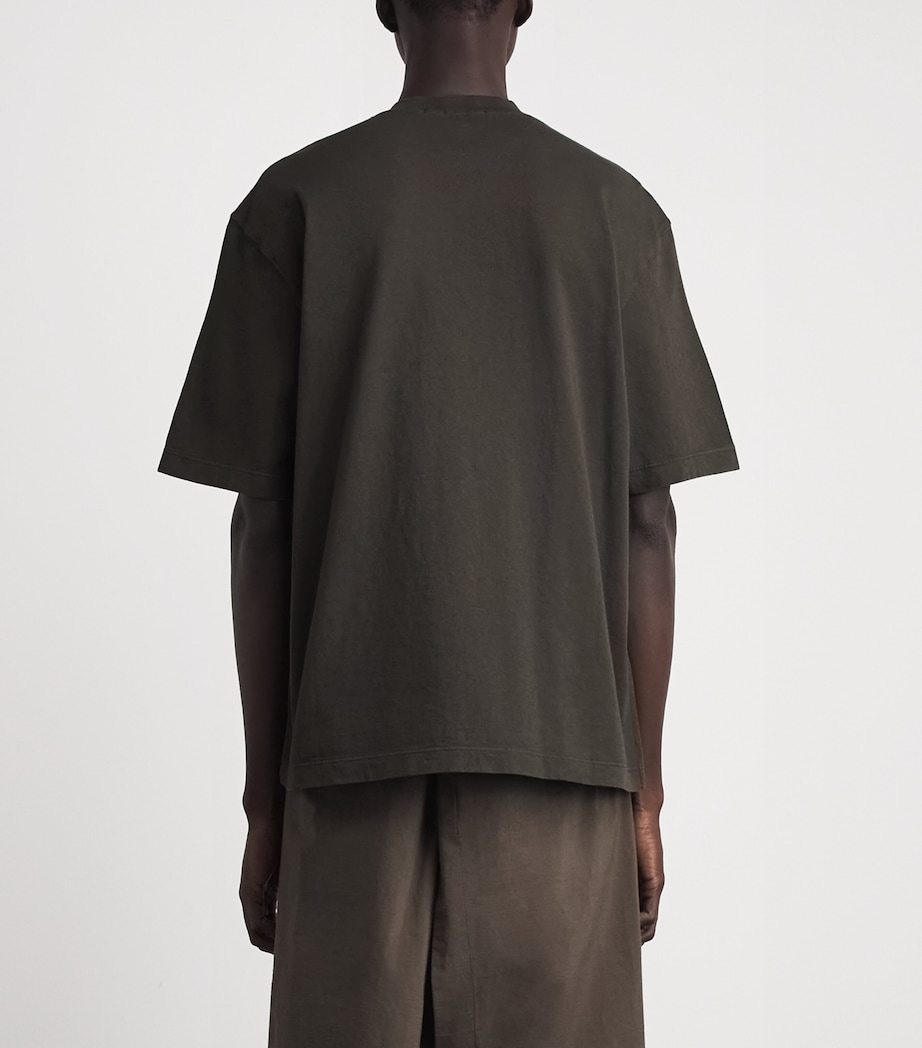 Stone Island Mens Cotton Logo T-Shirt Image 5