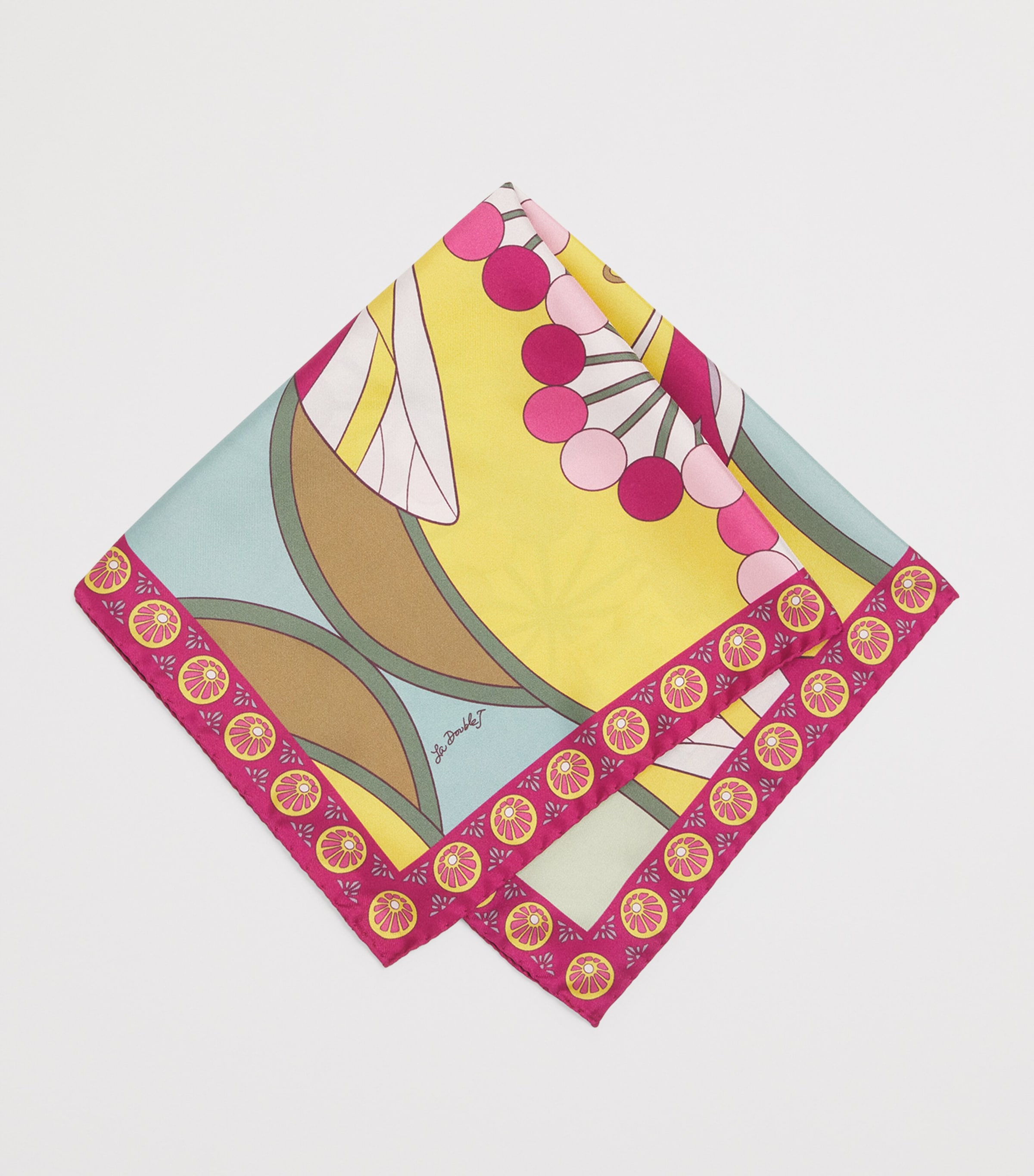 La Doublej Silk Florette Scarf Florette Placee Image 3