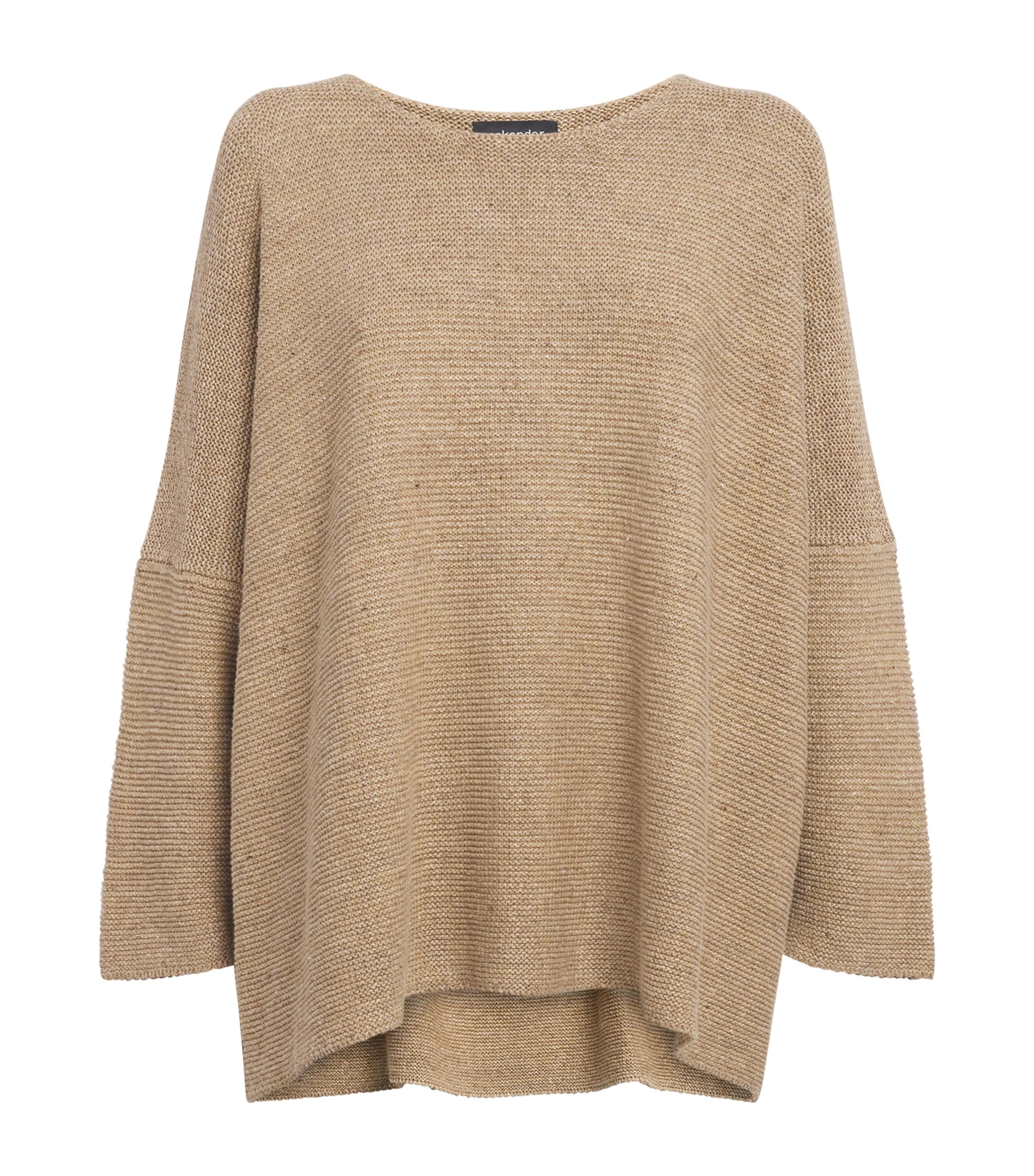 Eskandar Linen-cotton Boat-neck Sweater