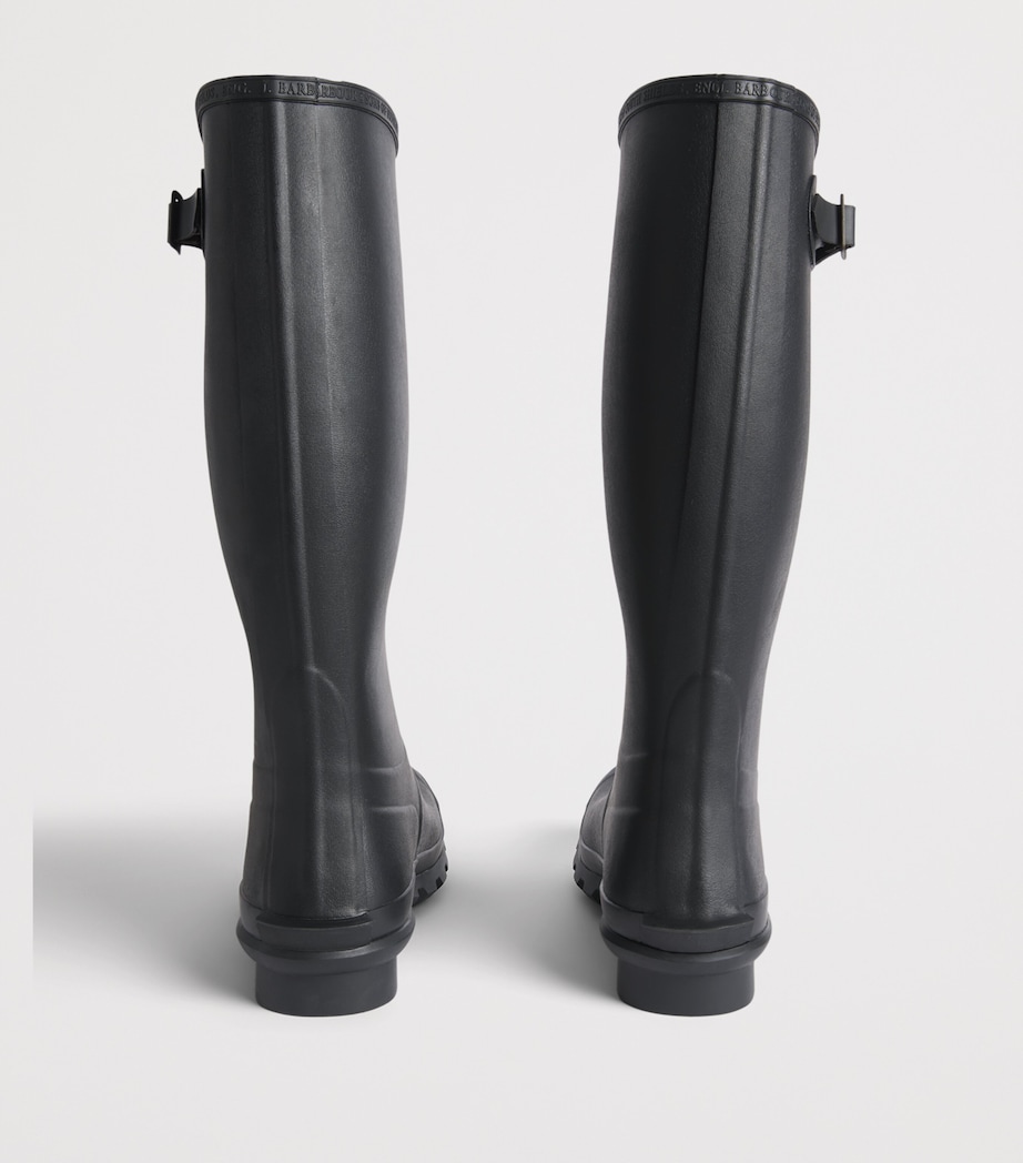 Barbour Tall Bede Wellington Boots Black Image 5
