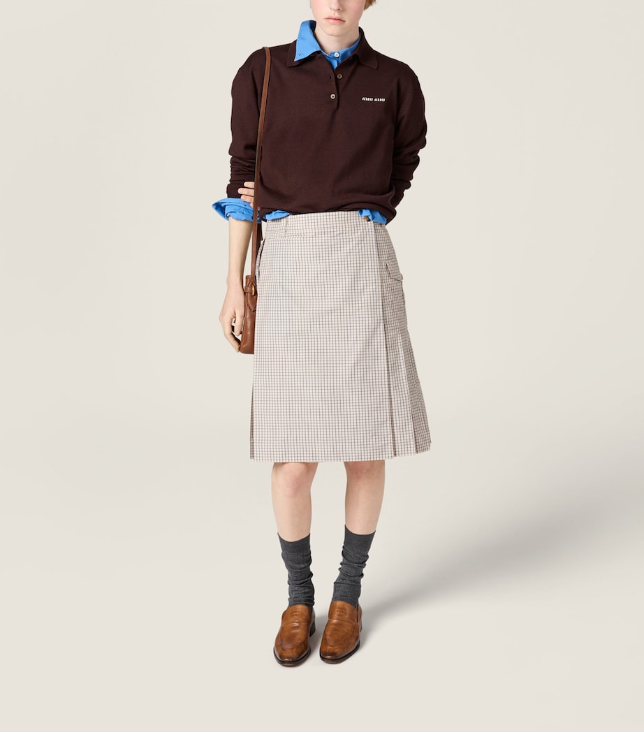 Wool Polo Sweater F0324 Image 2