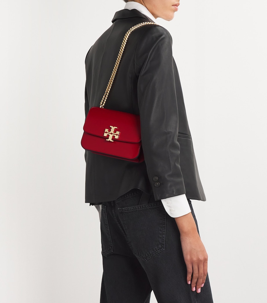 Small Leather Eleanor Shoulder Bag 600 RUBY Image 2