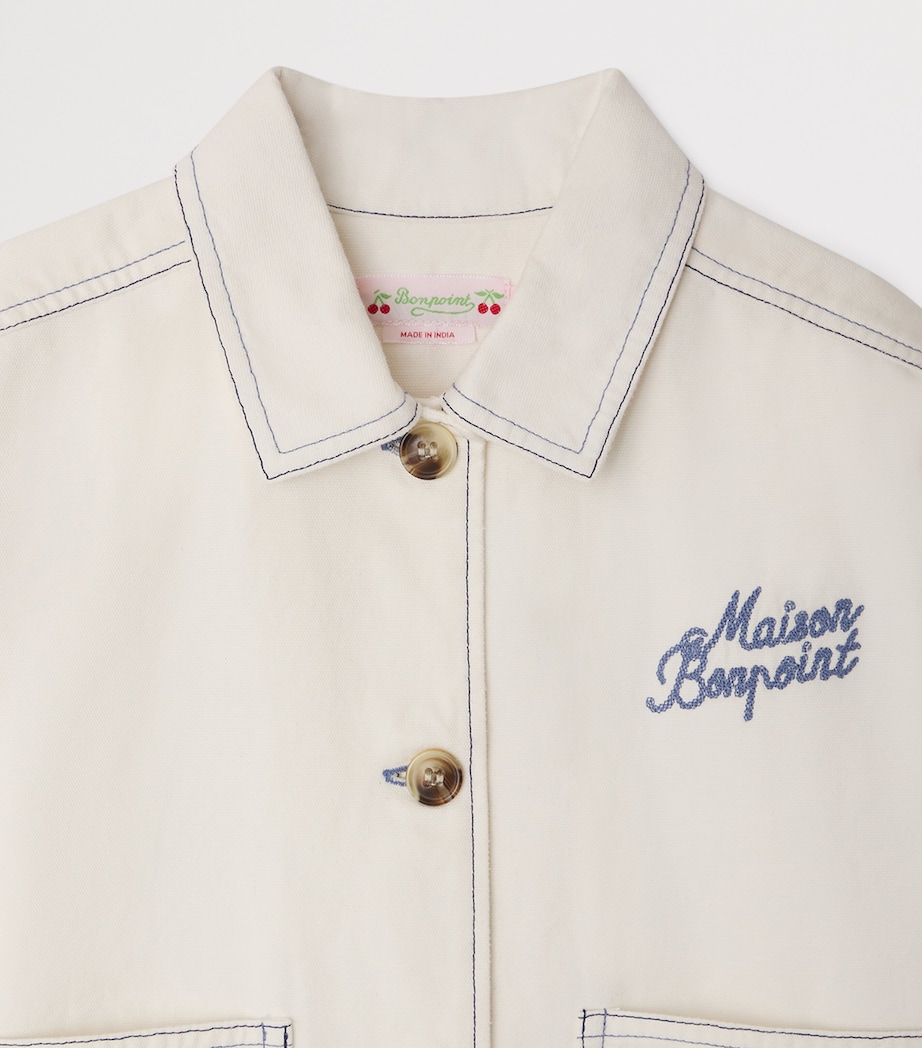 Larity Denim Jacket (4-14 Years) ECRU Image 3