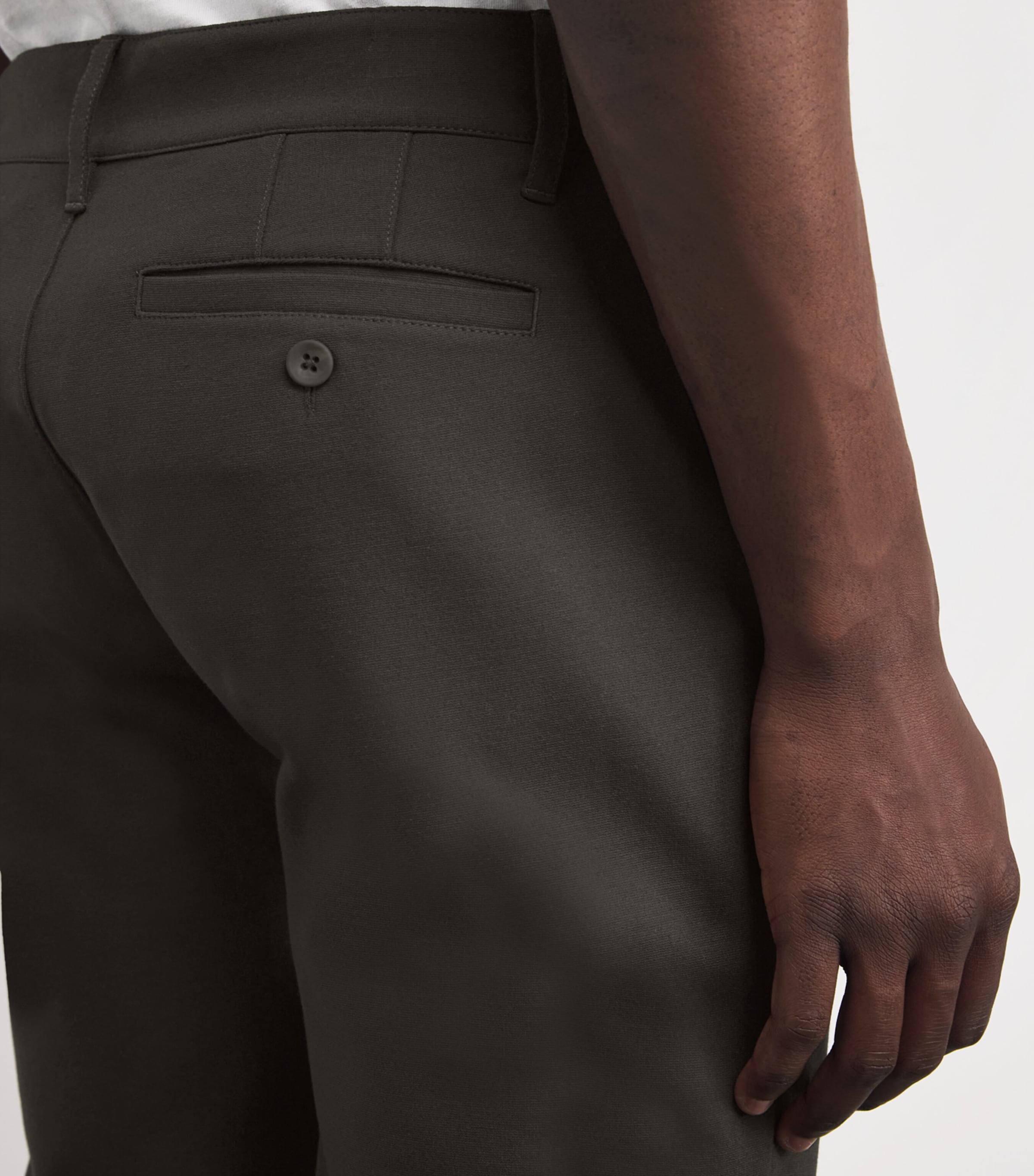 PAIGE Mens Stafford Trousers Pine Needle Image 6