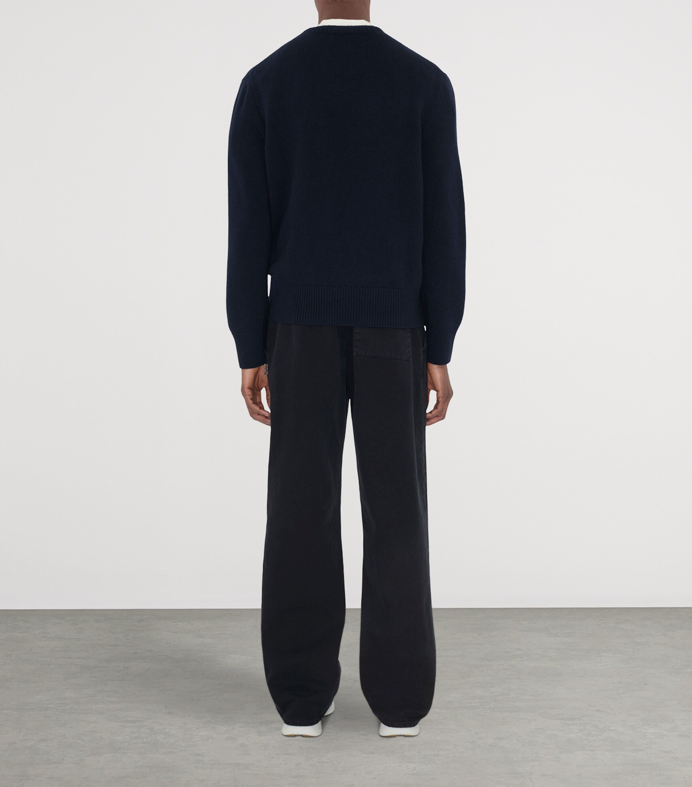 Wool-Cashmere EKD Sweater NAVY Image 4