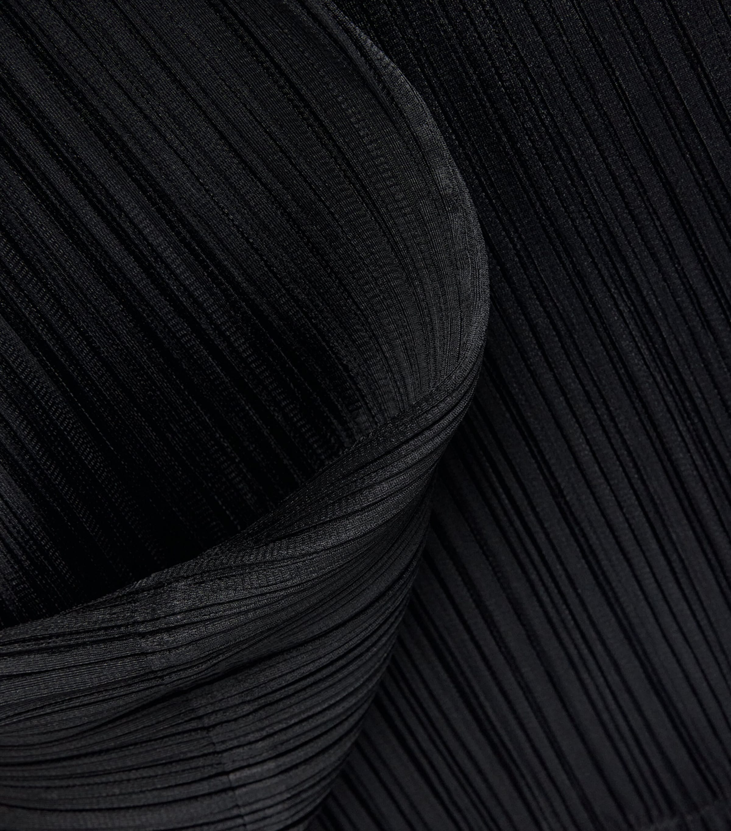 Pleats Please Issey Miyake Womens Module Trousers Black Image 6