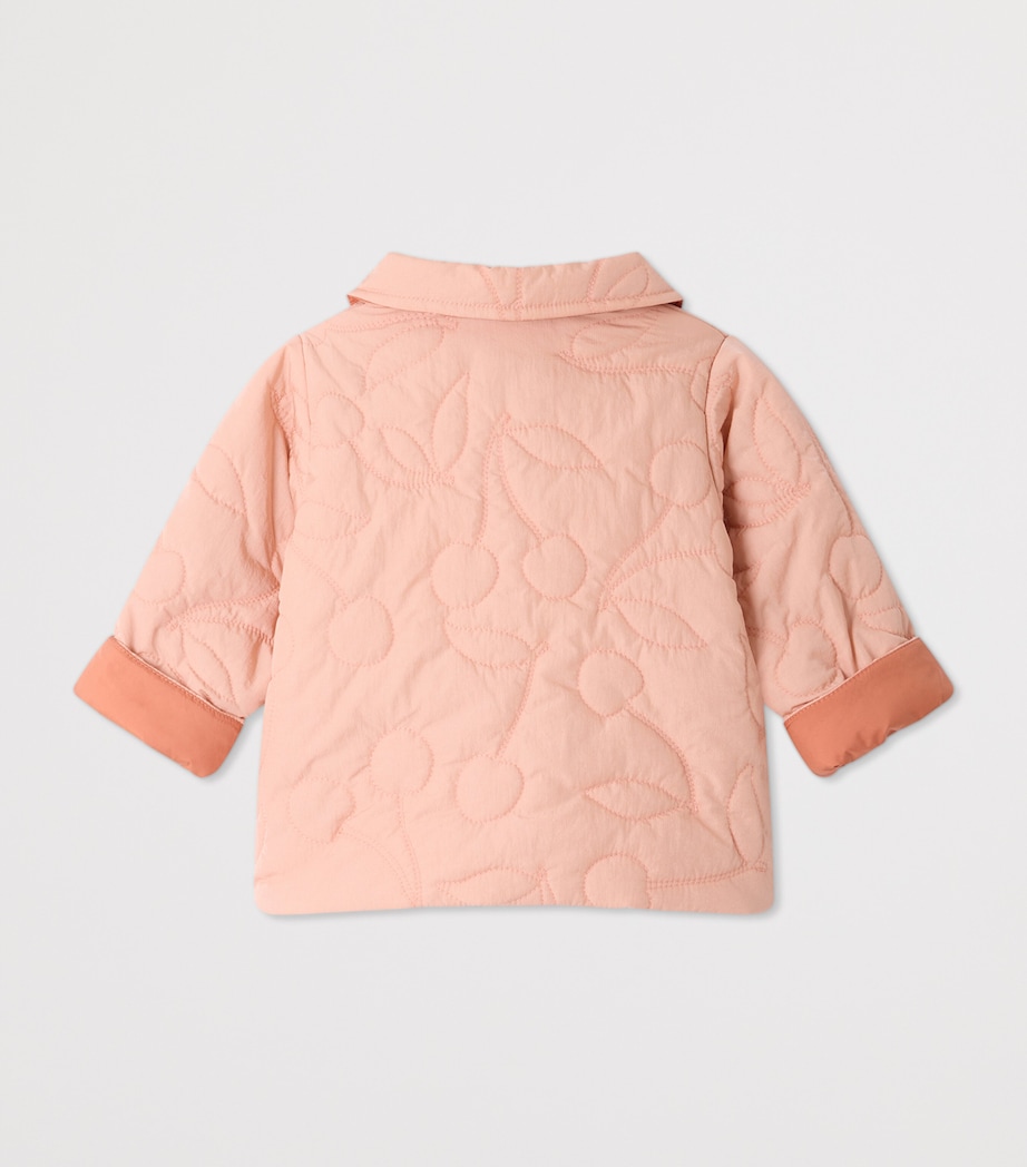 Bonpoint Reversible Quilted Juno Jacket (6-18 Months) Rose The Image 2