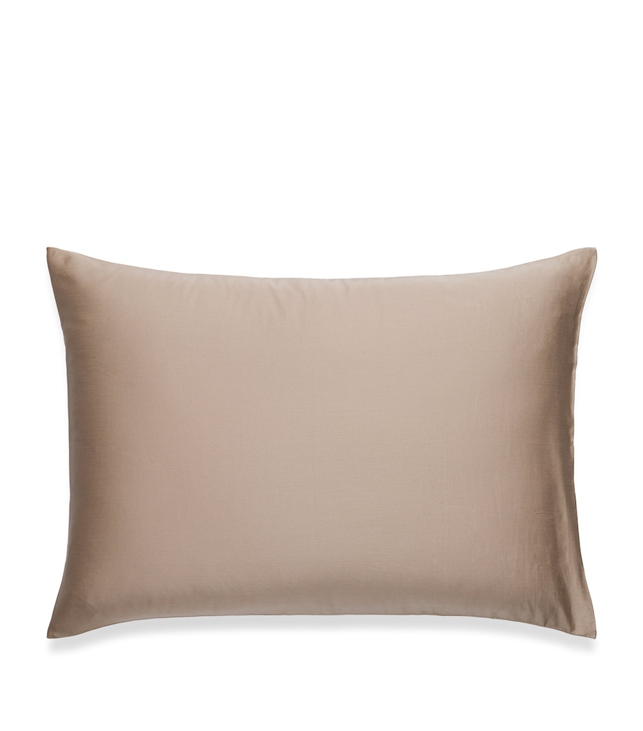 Hamam Organic Cotton Sateen Core Pillowcase Pair (50cm x 70cm) Vapour Image 1