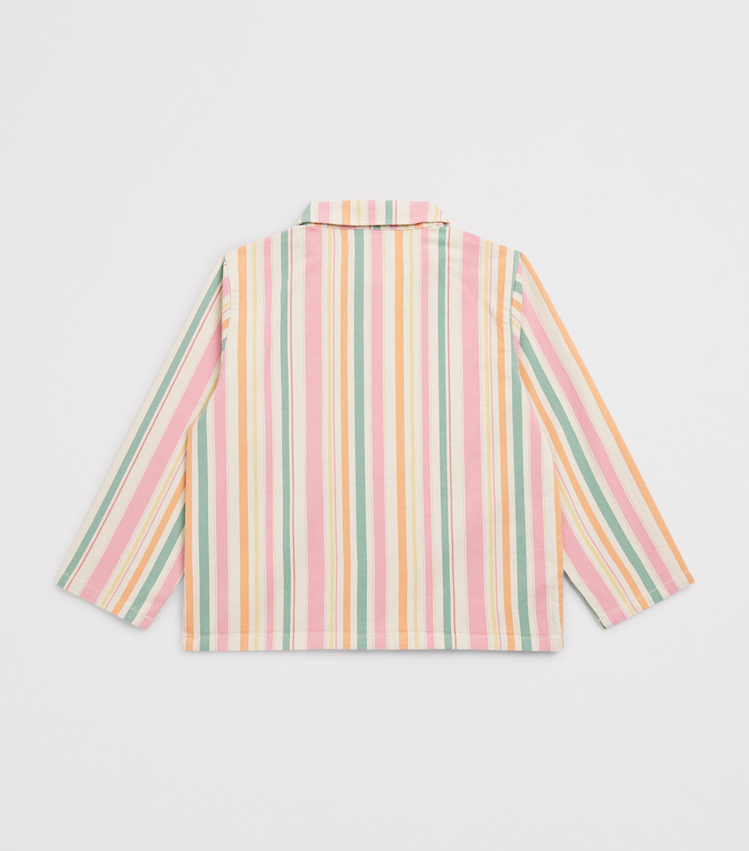 KONGES SLOJD Organic Cotton Frankie Jacket (9 Months-10 Years) Miami Stripe Image 2