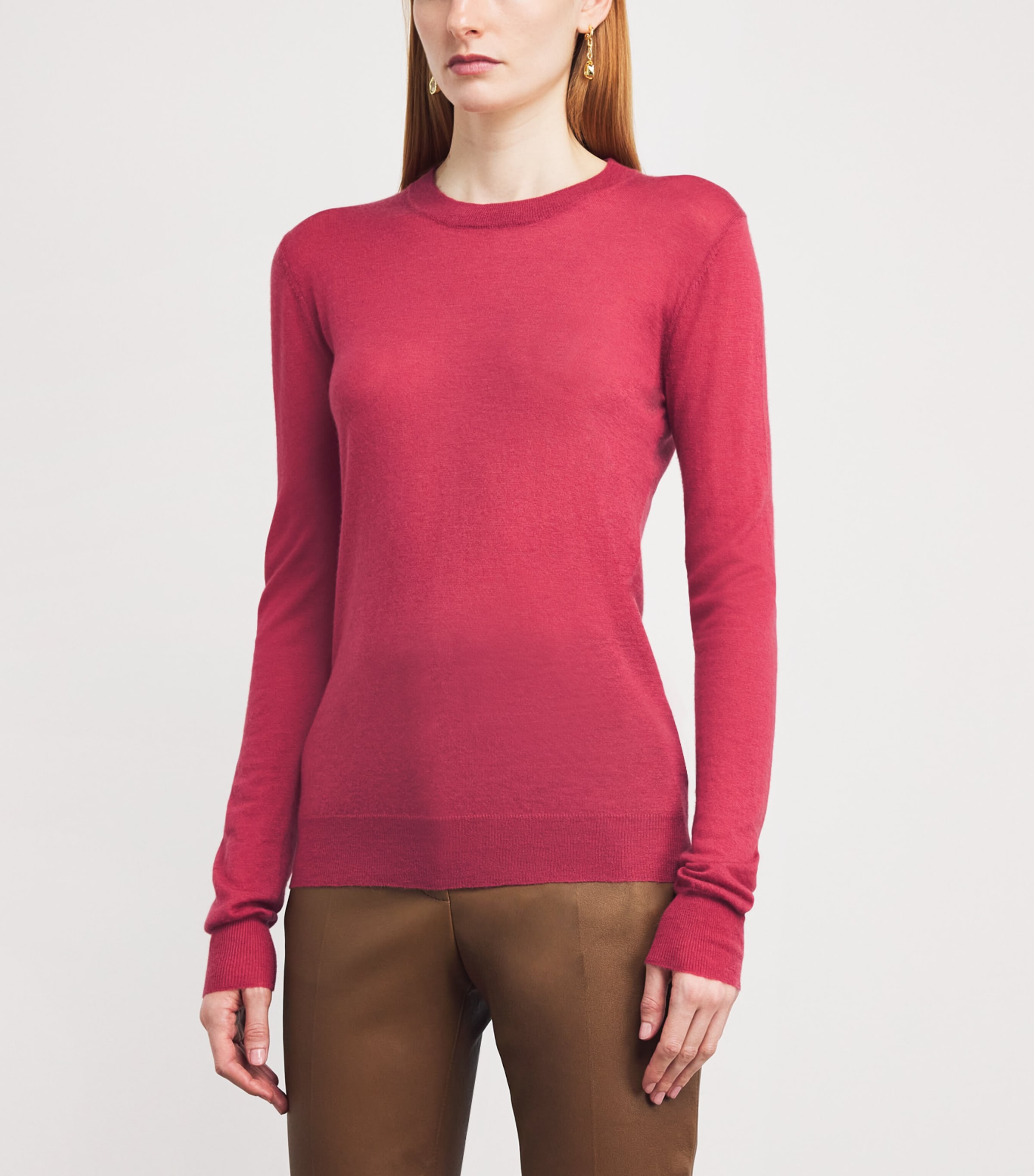 Cashmere Round-Neck Sweater MULBERRY Image 3