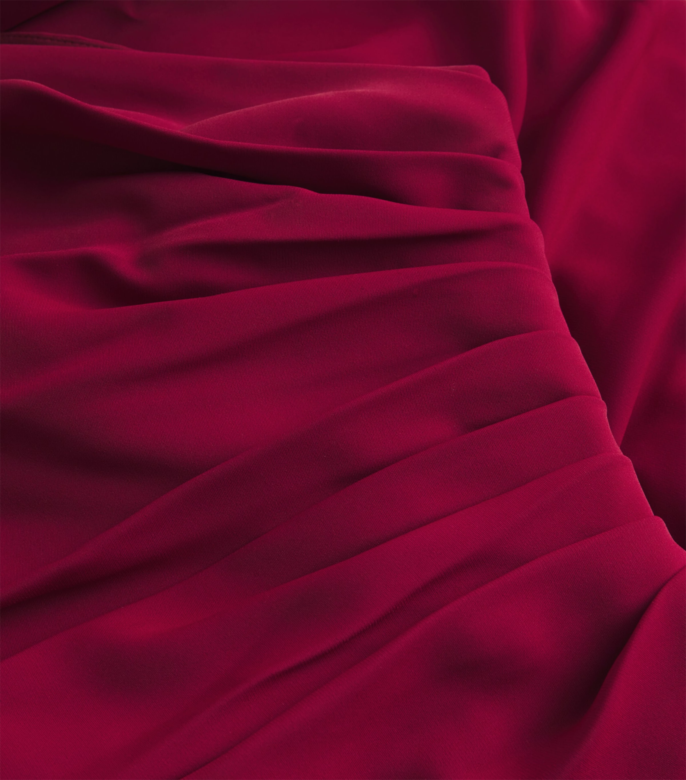 Cady One-Shoulder Gown 191724 CABERNET Image 2