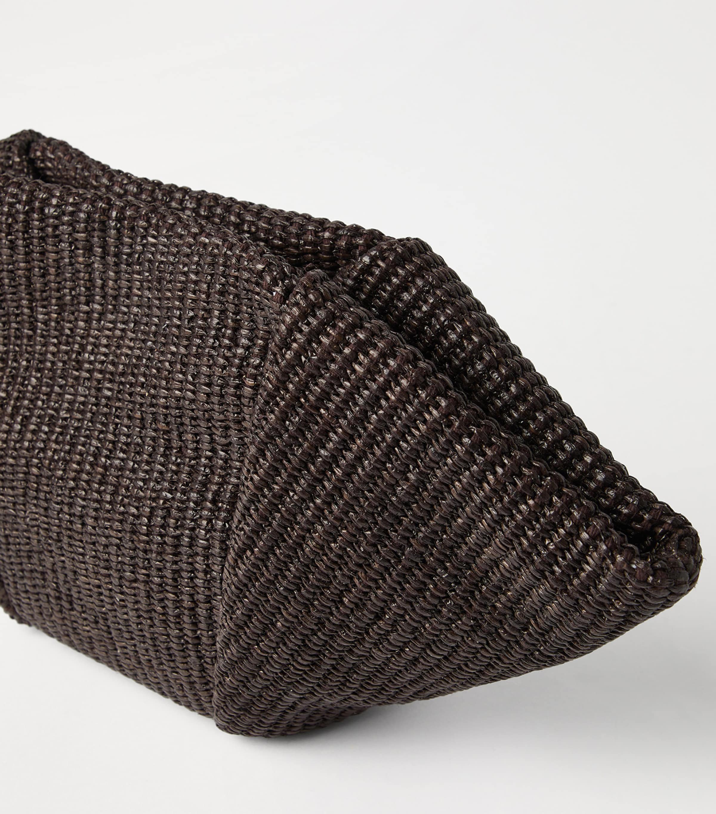 Brunello Cucinelli Cotton-Raffia Marina Clutch Bag | Harrods UK