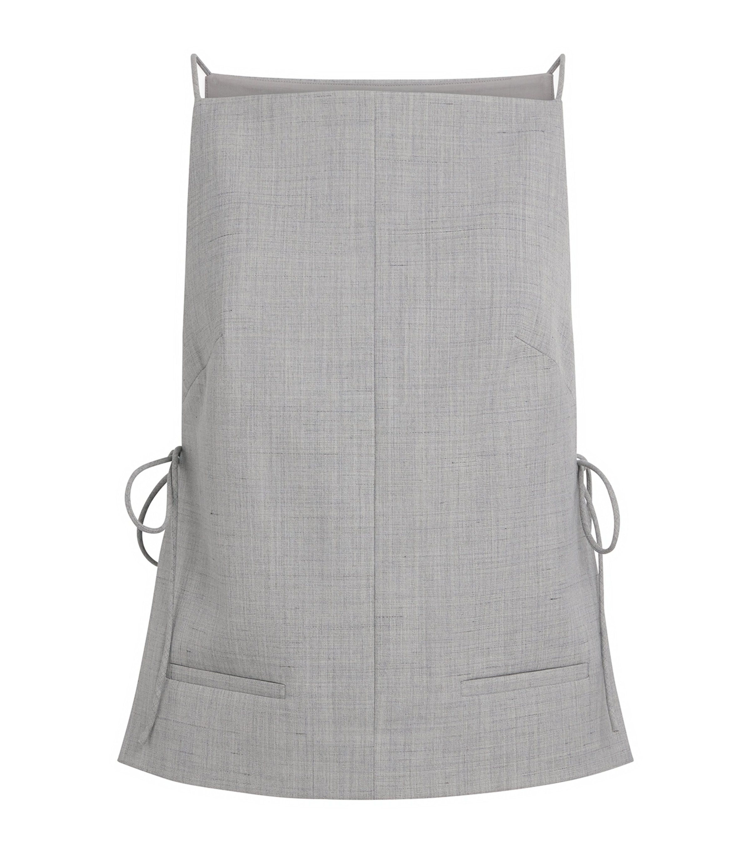 St. Agni Square Side-Tie Cami Top Concrete