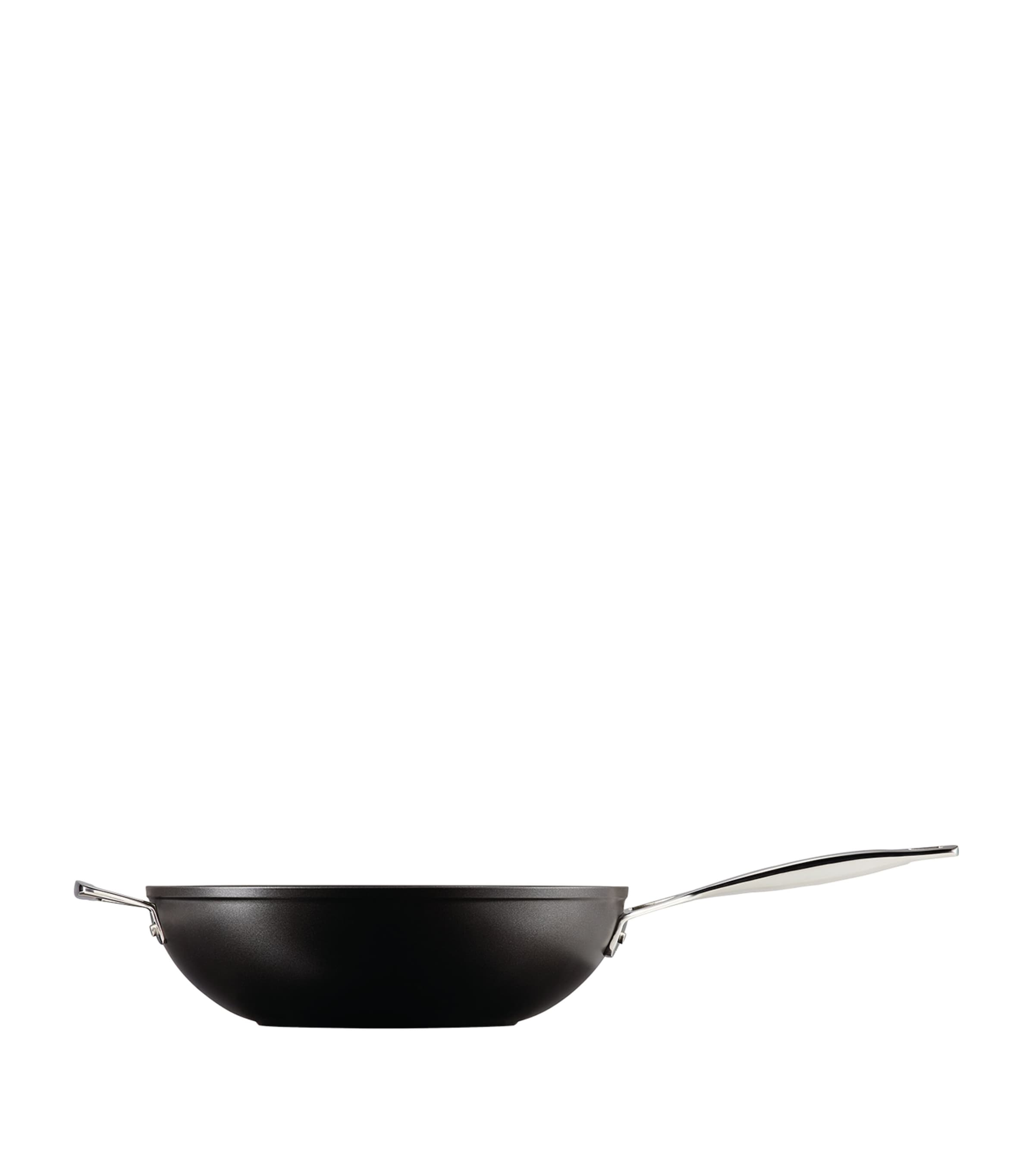 Toughened Non-Stick Stir-Fry Pan (30cm) BLACK Image 4