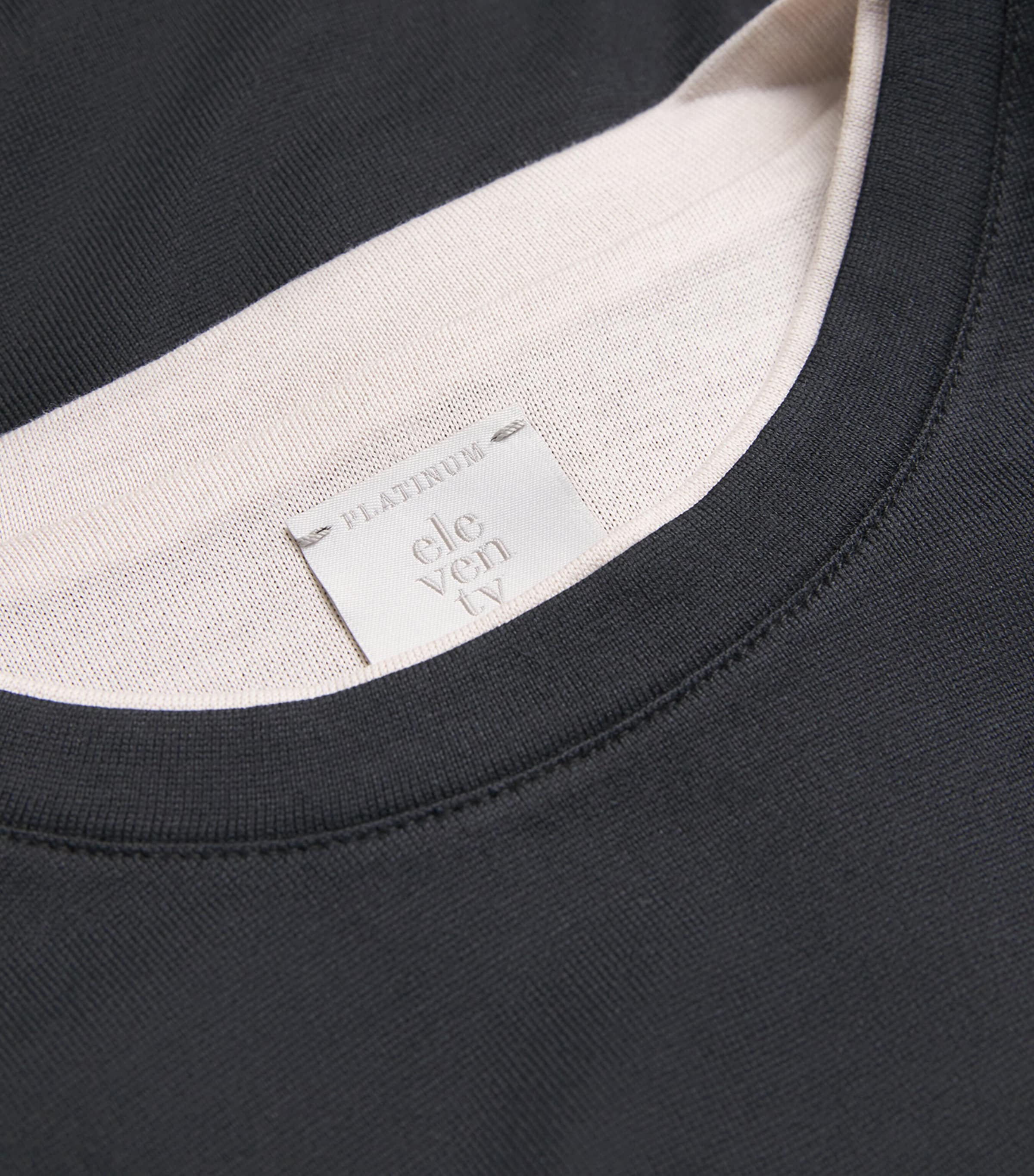 Cotton T-Shirt NERO E SABBIA Image 5