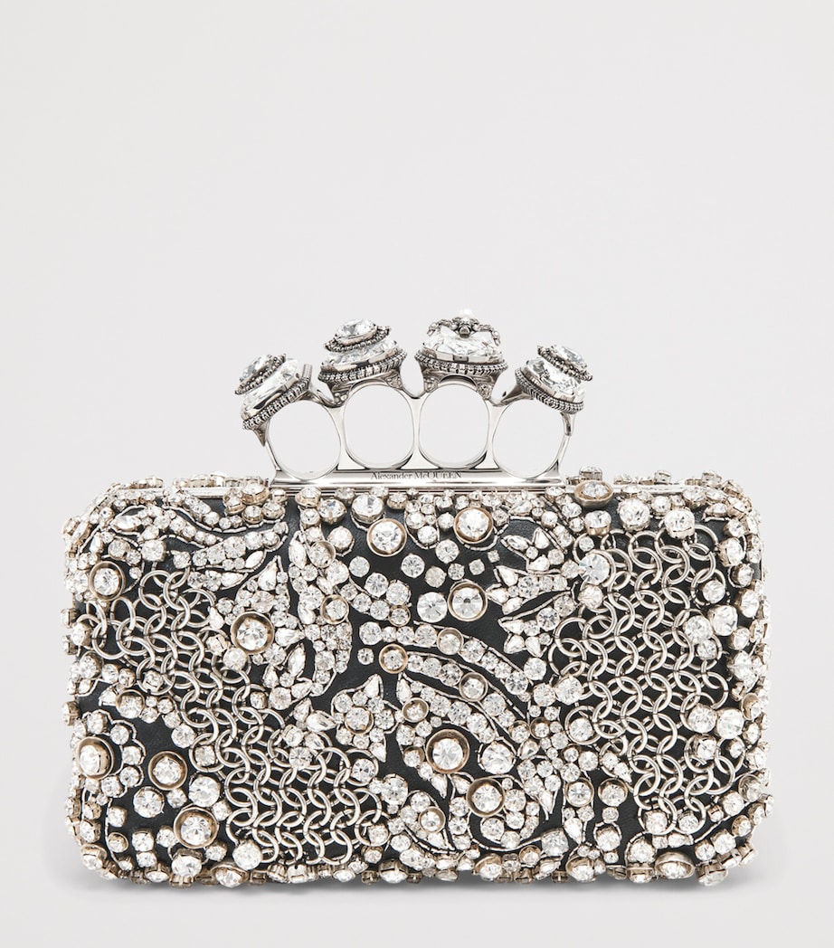 Embellished Skull Knuckle Clutch Bag 1090 Image 3