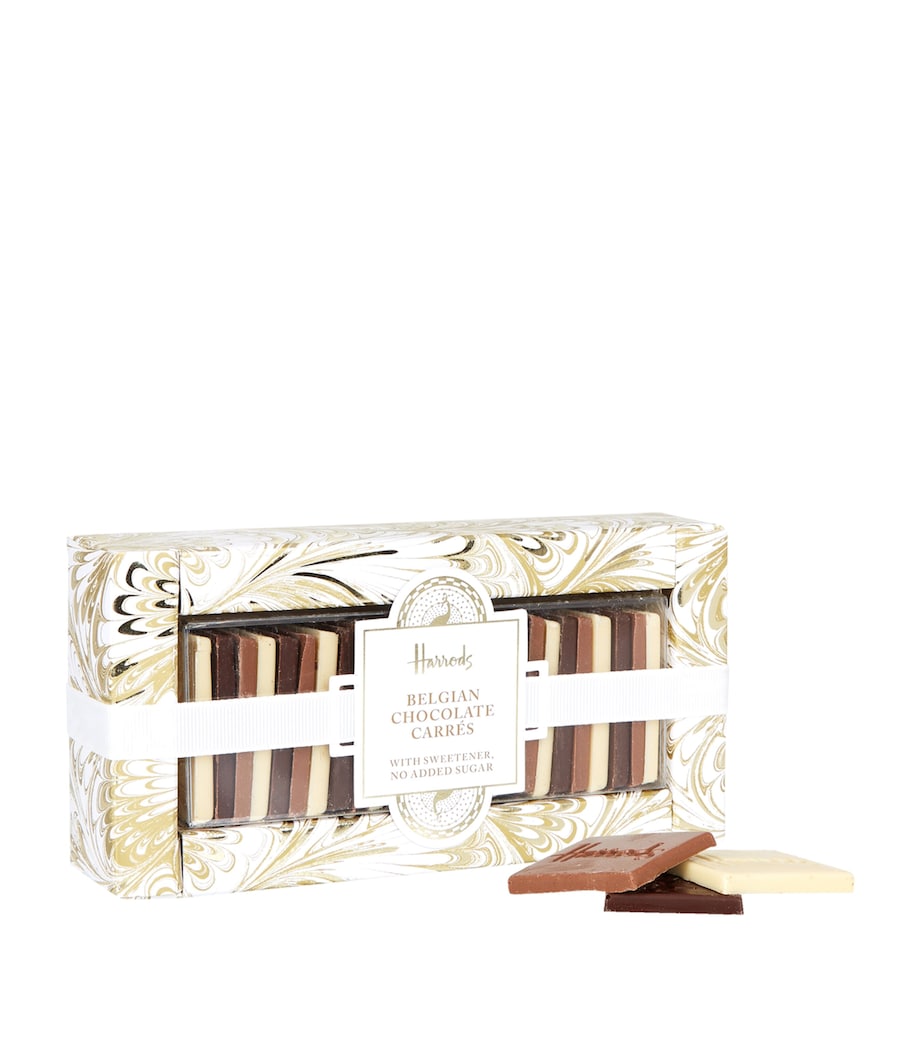 Harrods No Added Sugar Belgian Chocolate Carrés (220g) Image 1