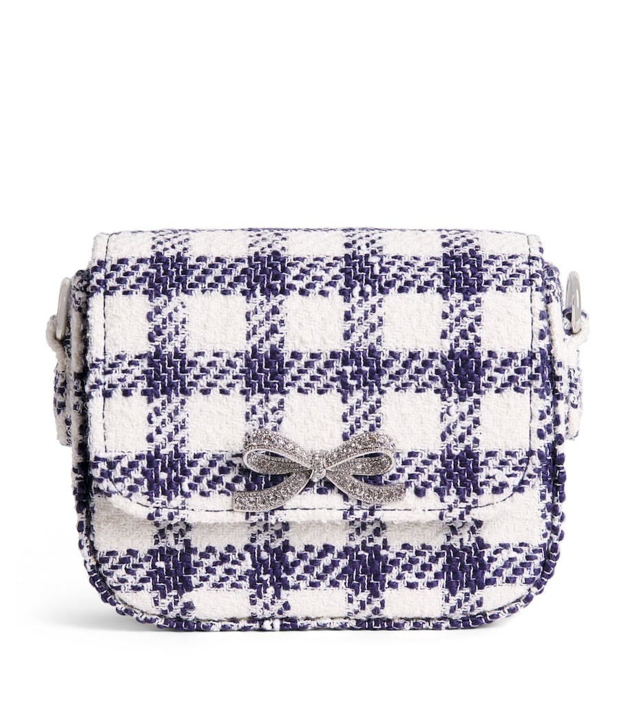 Check Bouclé Bag NAVY Image 1