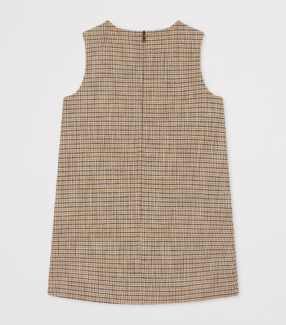 Cotton-Wool Tweed Jinette Dress (4-8 Years) CA OCRE Image 2