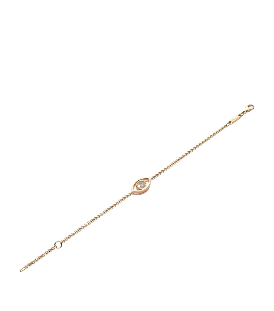 Rose Gold and Diamond Happy Diamonds Good Luck Charms Bracelet 18K ROSE GOLD Image 2