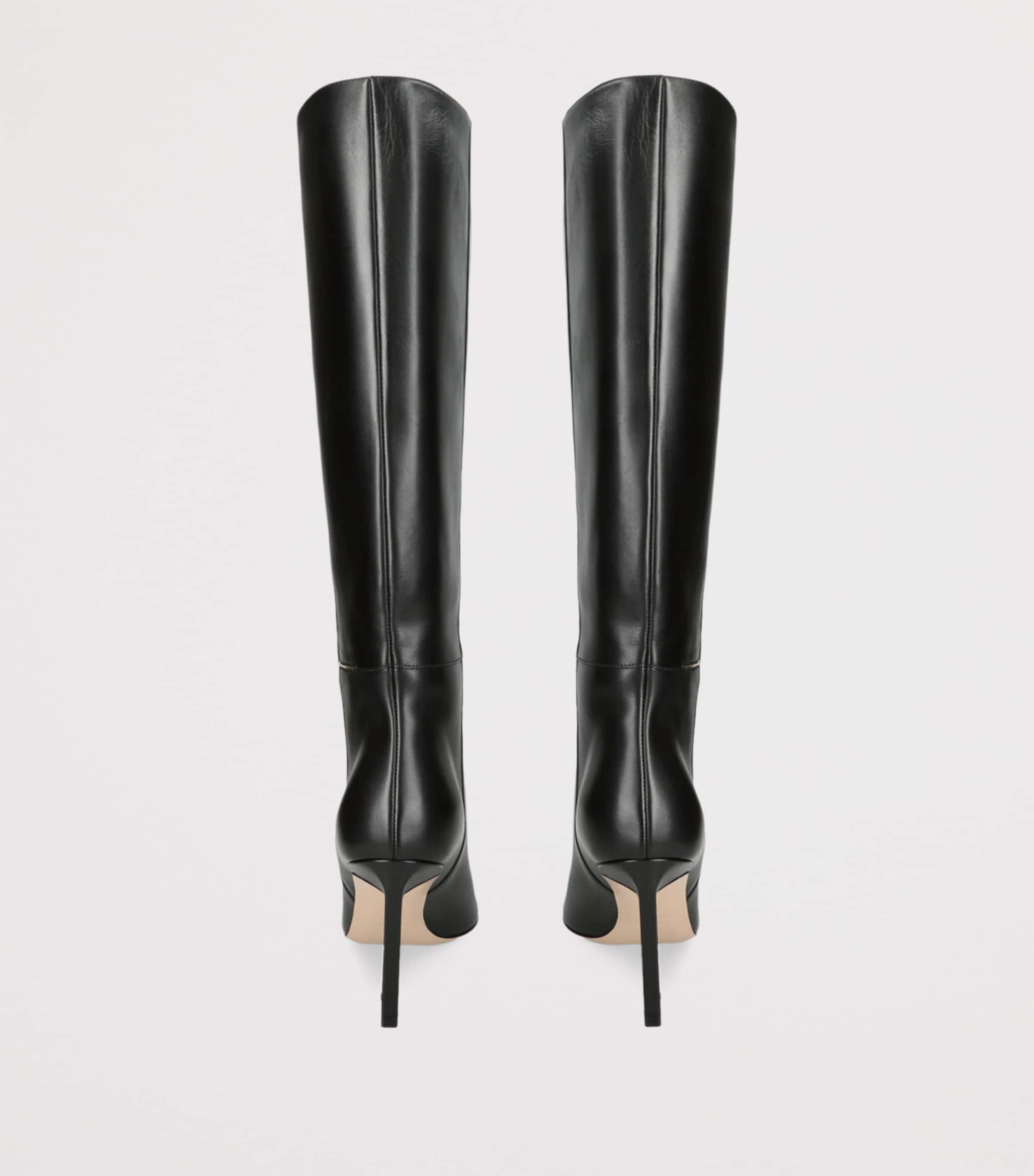 Leather Julianne Knee-High Boots 85 BROWN Image 2