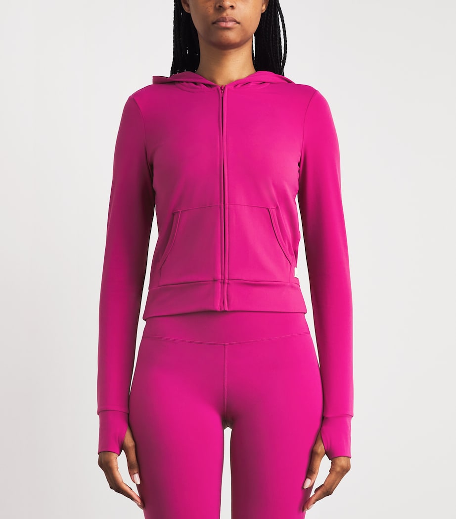 VUORI Womens AllTheFeels Mini Hoodie Dragonfruit Image 4