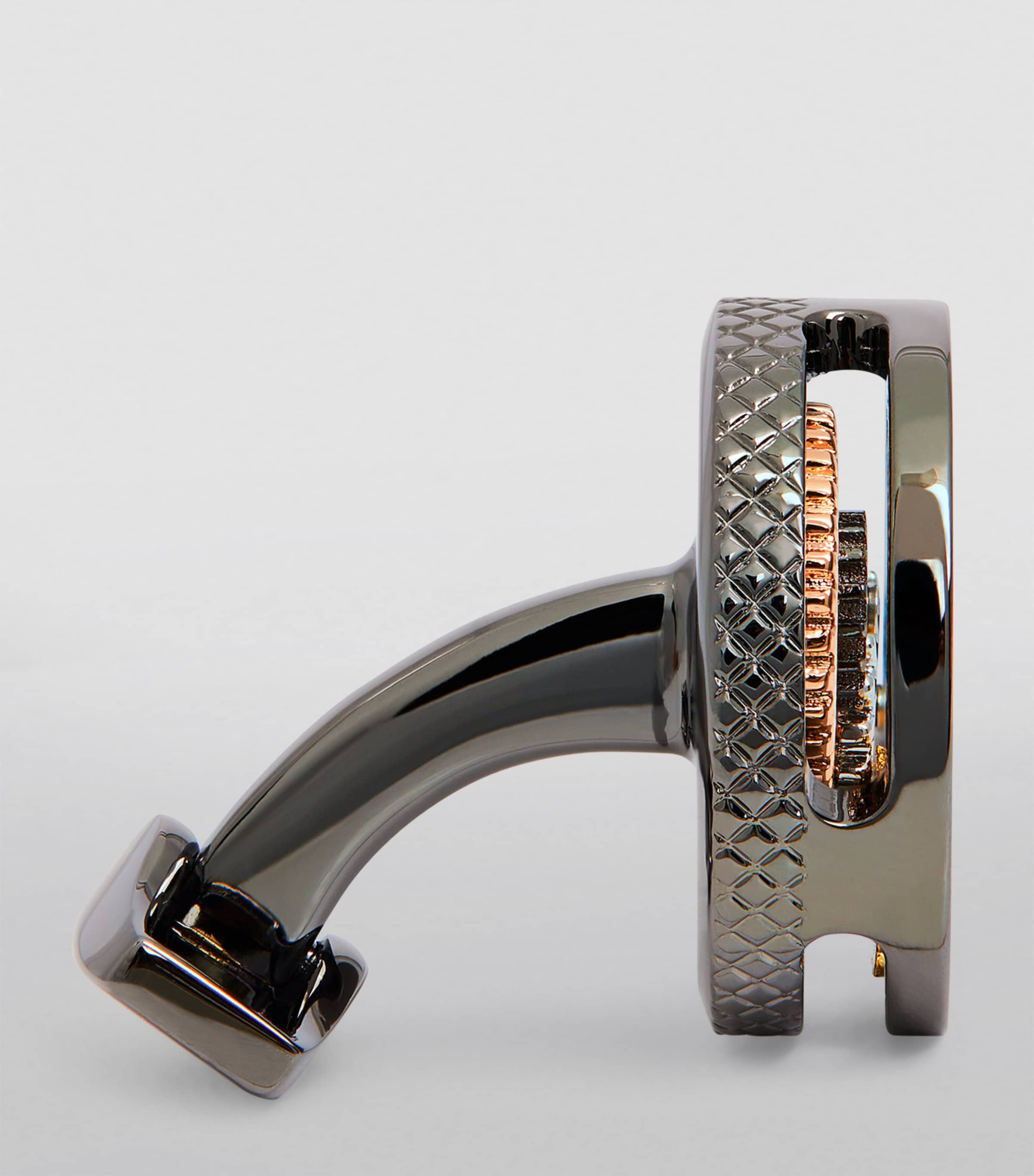 Circle Gear Cufflinks GUNMETAL Image 3