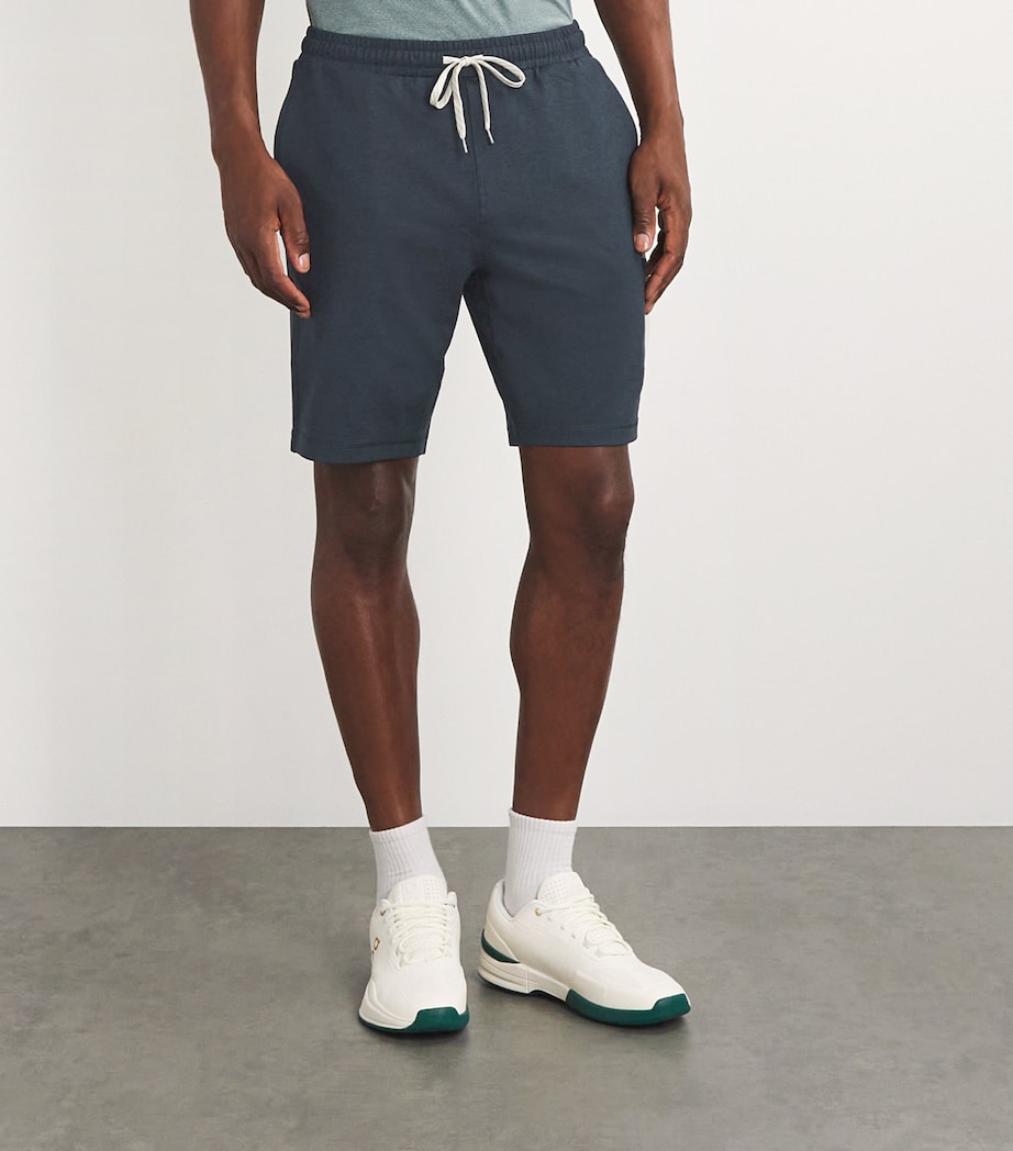 VUORI Mens Sunday Performance Sweatshorts Ink Heather Hin Image 3