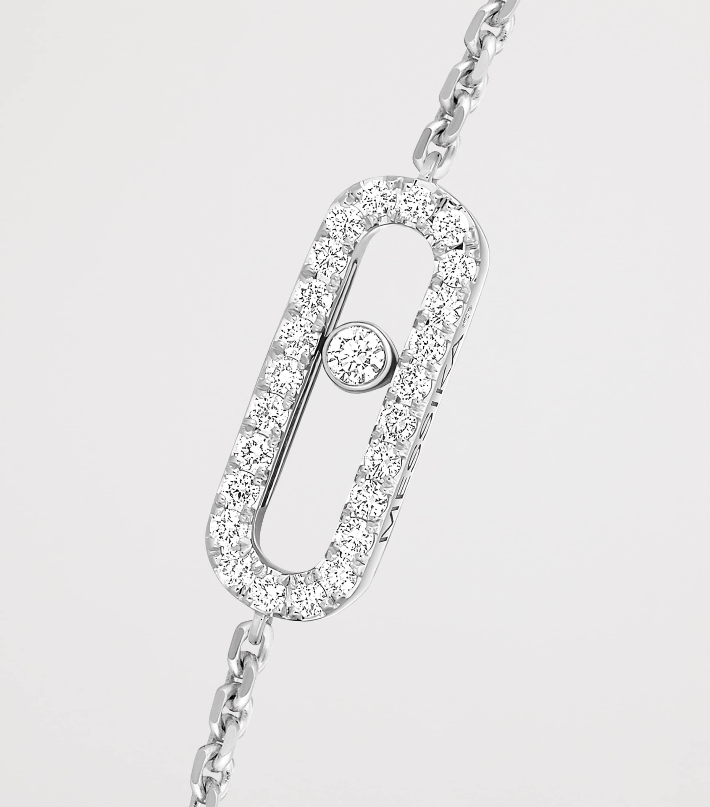 Messika Move Uno White Gold and Diamond Bracelet (0.19ct) White Gold Image 3