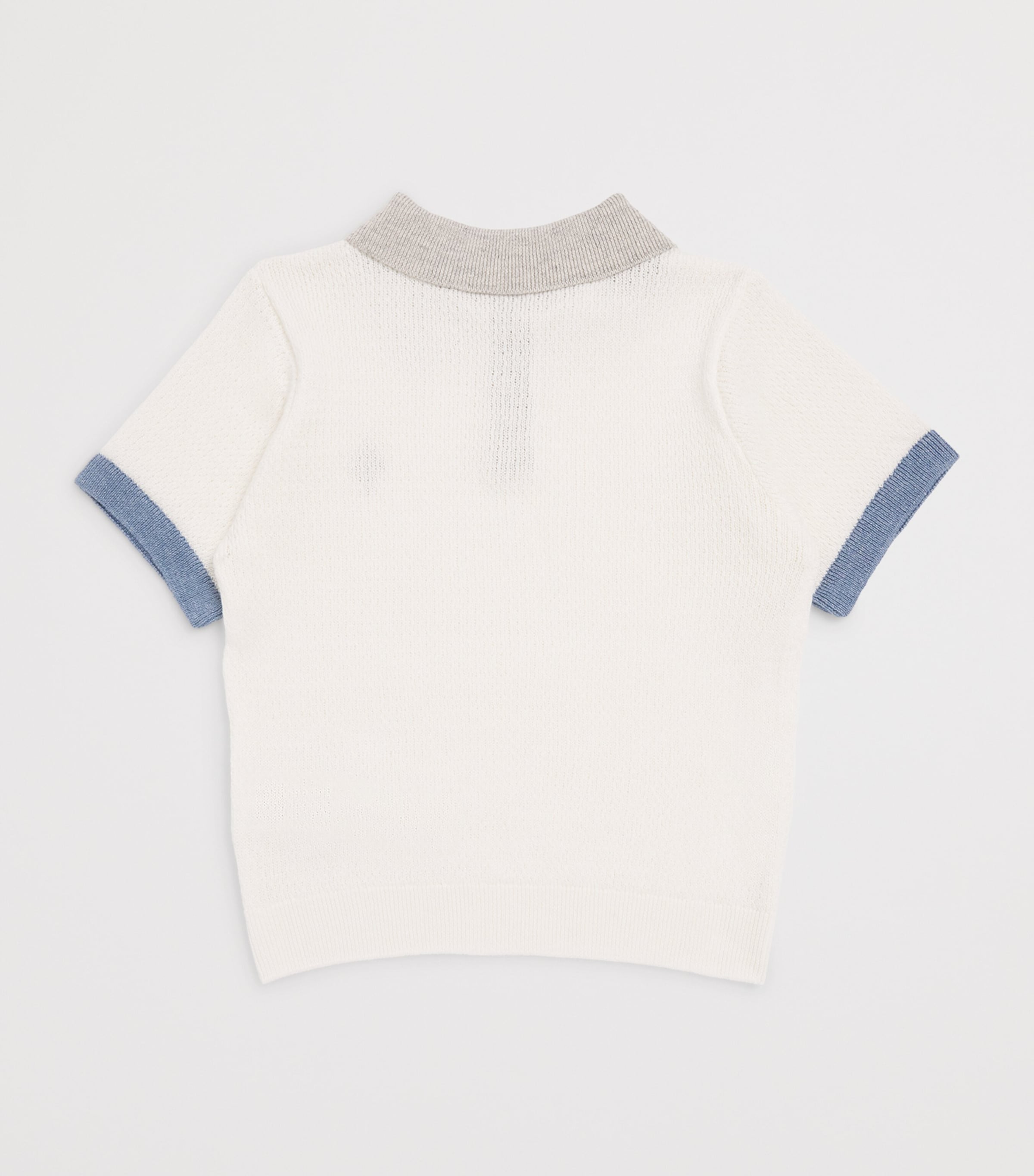 Linen-Cotton Polo Sweater (2-16 Years) 80A Image 2
