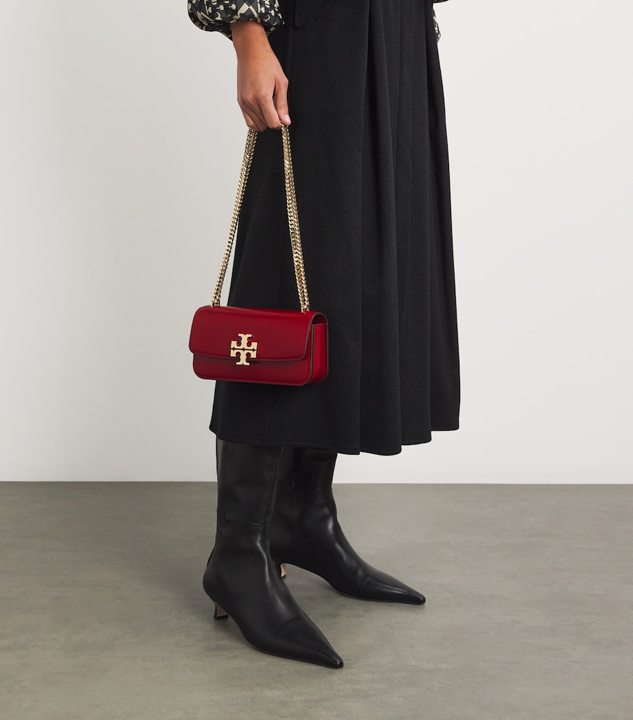 Small Leather Eleanor Shoulder Bag 600 RUBY Image 2