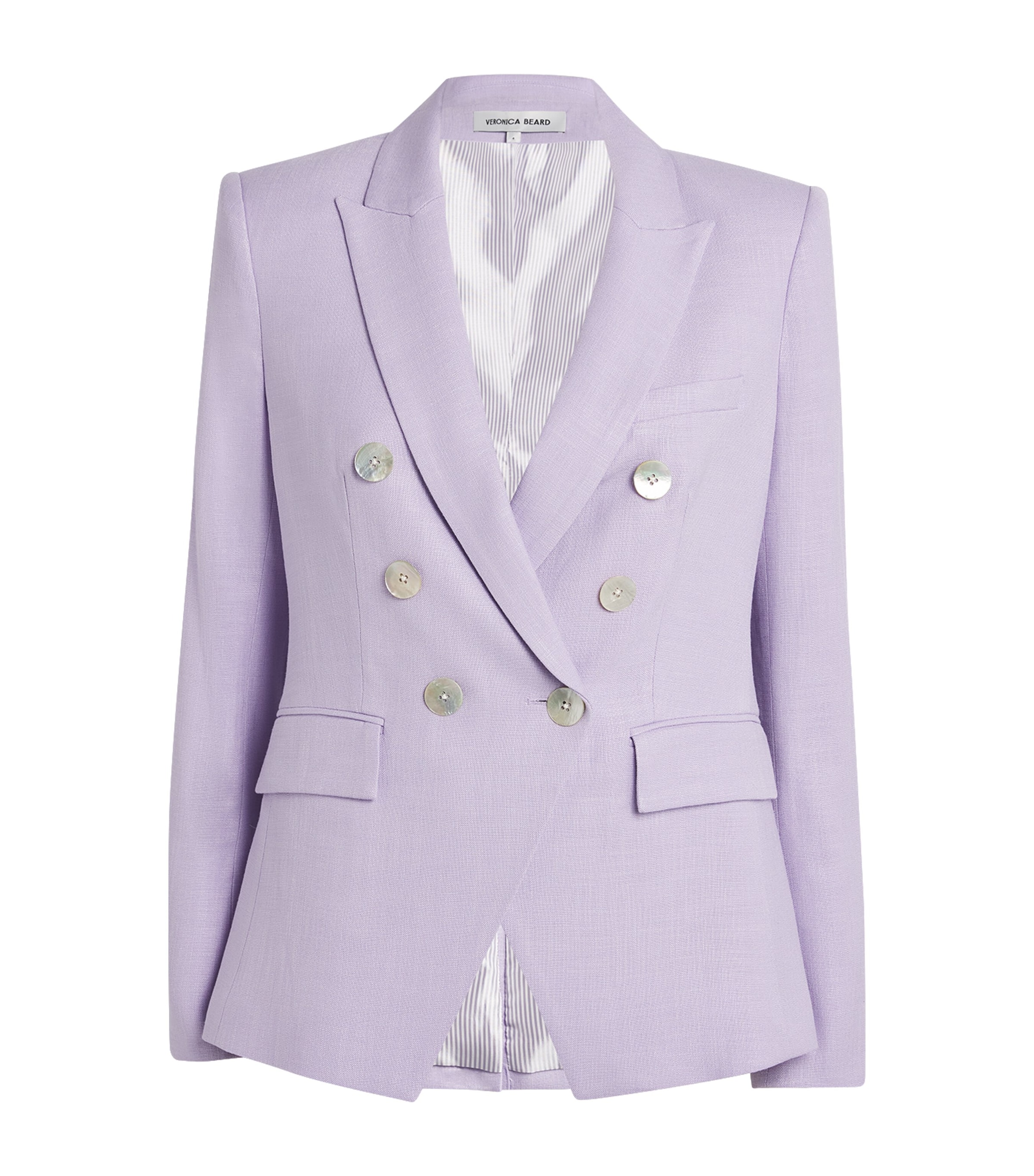 Veronica Beard Double-Breasted Miller Dickey Blazer | Harrods US