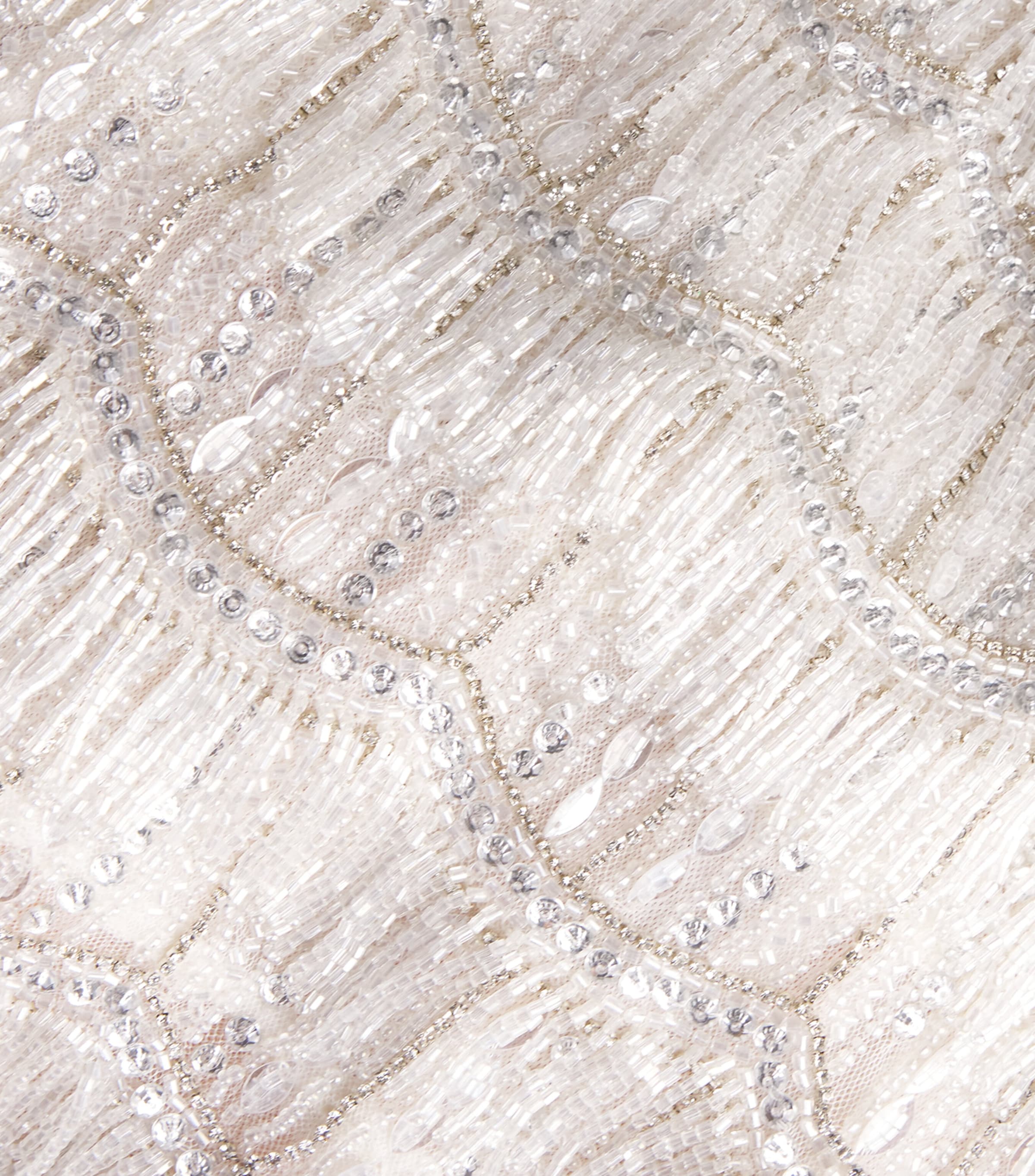 Rachel Gilbert Womens Embellished Sadie Gown Ivory Image 6