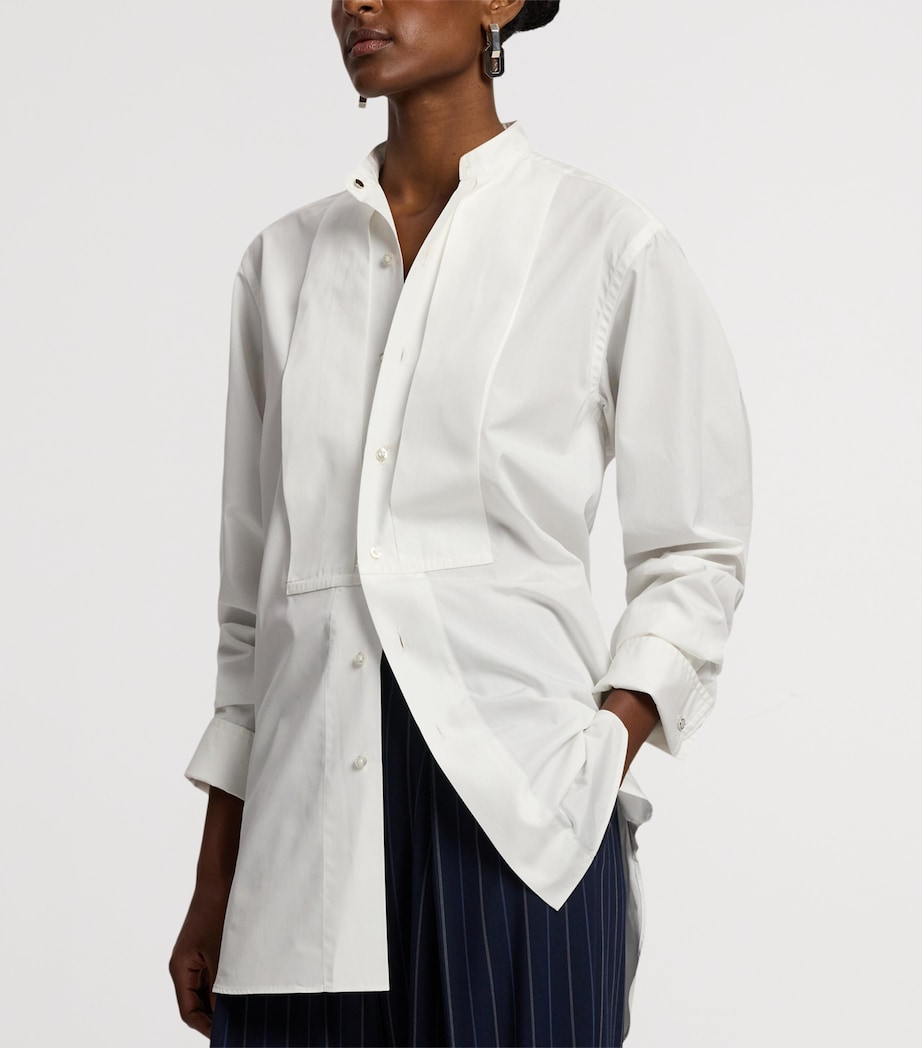 Ralph Lauren Collection Womens Cotton Kirstin Shirt White Image 3