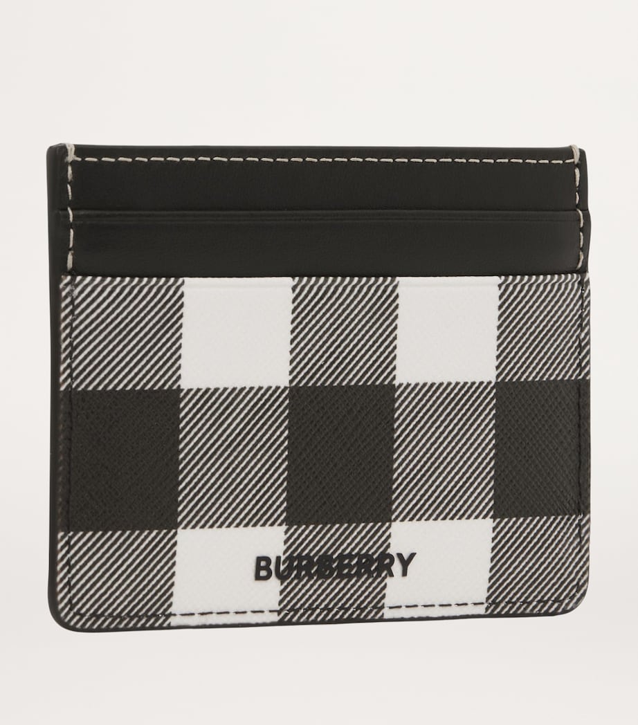 Check Logo Card Holder DARK BIRCH BROWN Image 5