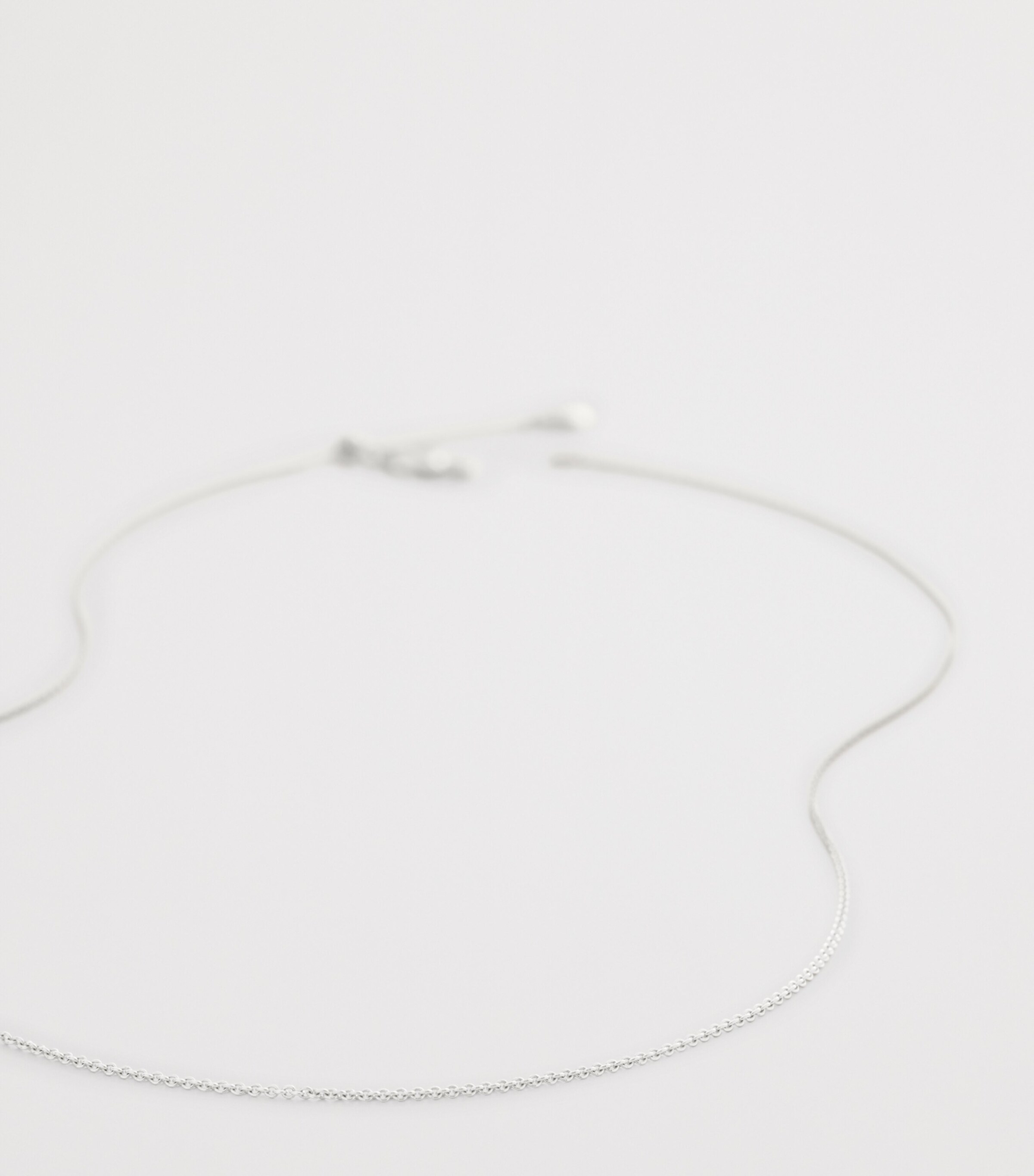 Monica Vinader Sterling Silver Chain Necklace (17cm) Sterling Silver Image 2