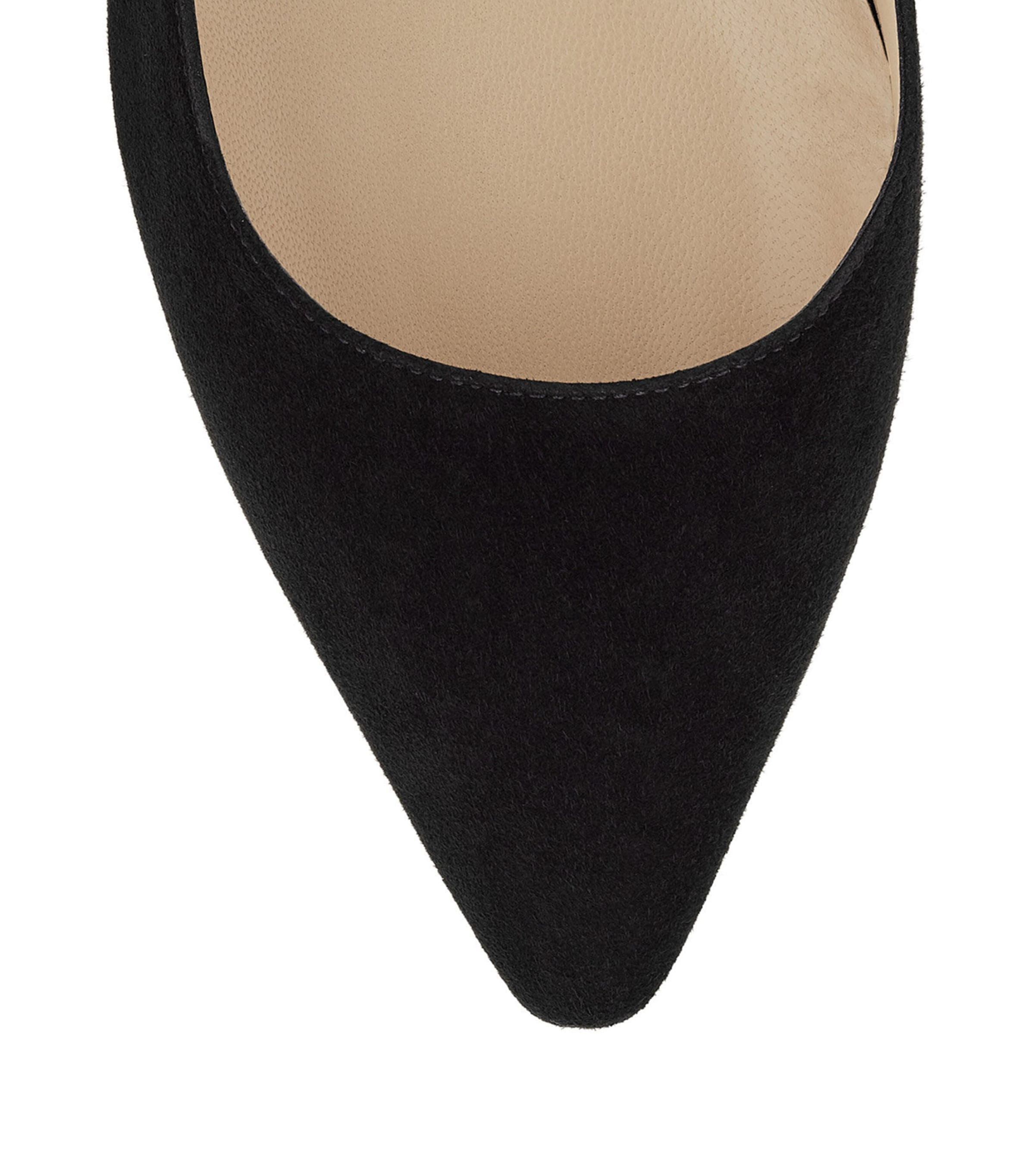 Romy 85 Suede Pumps BLACK Image 6