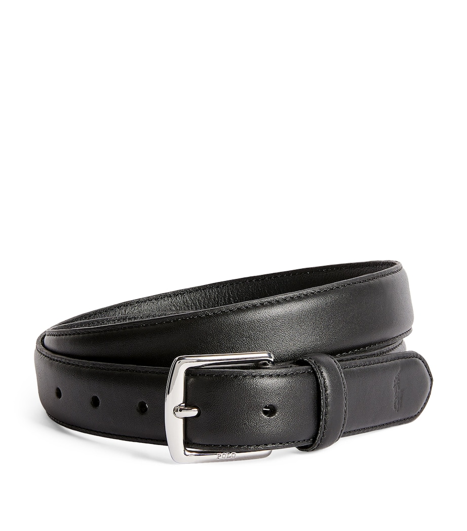 Leather Belt BLACK Image 1