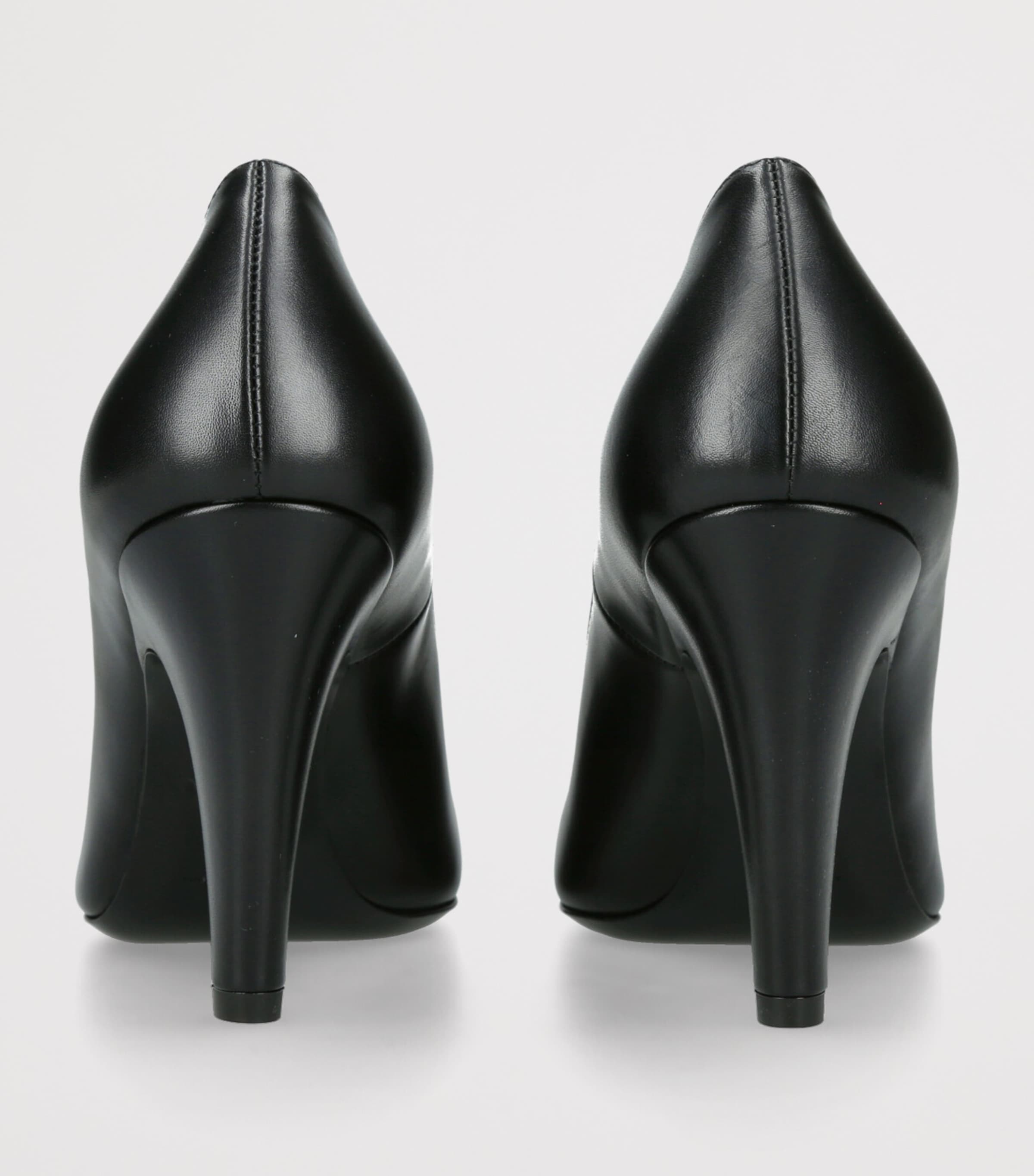 Alaïa Womens Leather Cone Pumps 90 Black Image 2