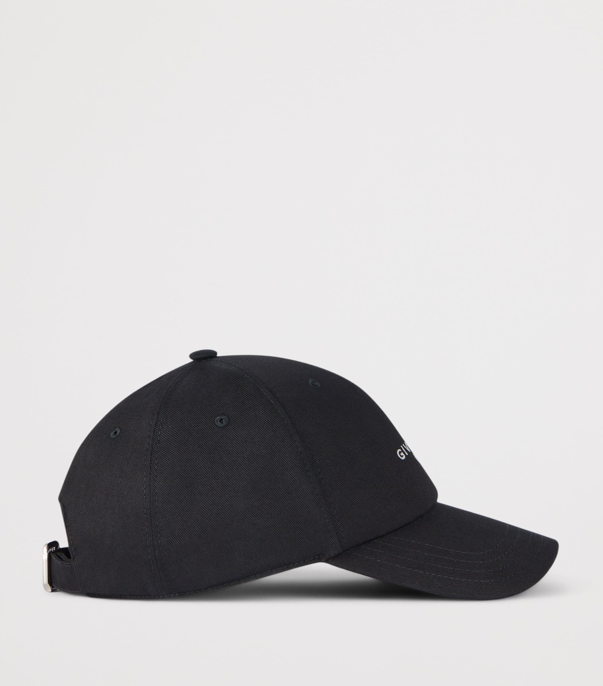 Twill Logo Baseball Cap BLACK Image 2
