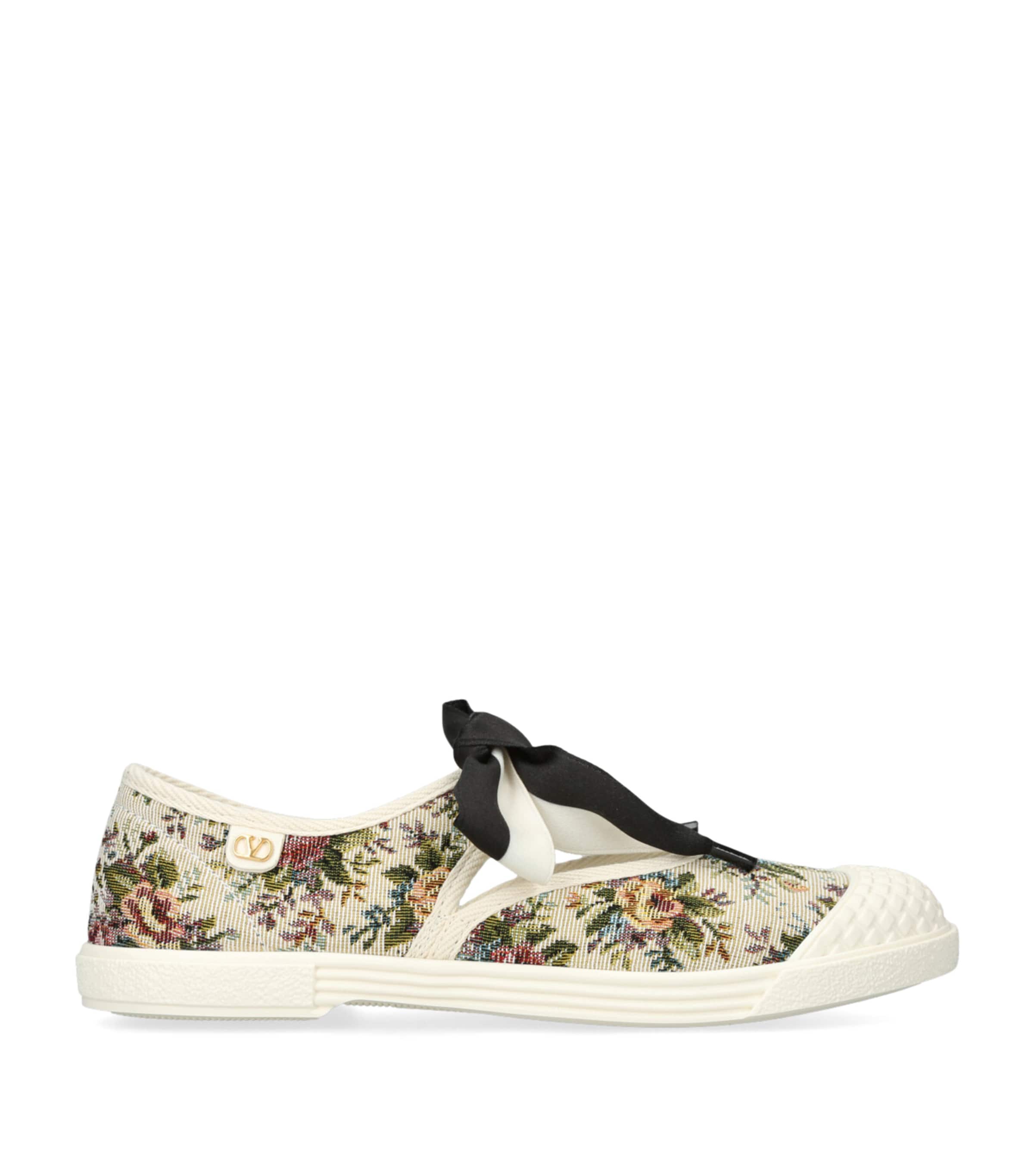 Valentino Garavani Bay By Bay Ballet Sneakers In White