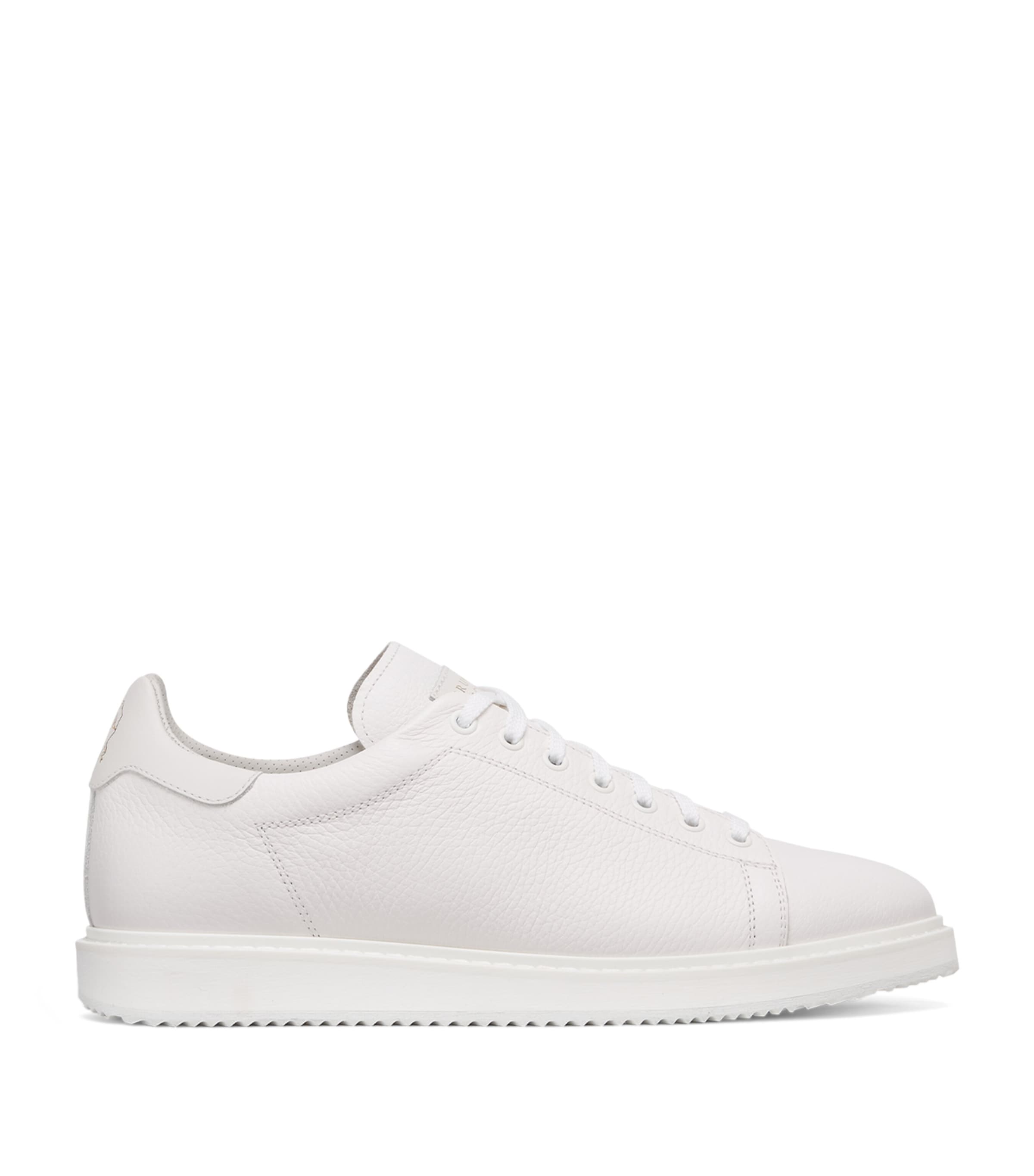スニーカー Brunello Cucinelli Grainy Leather Sneakers BRUNELLO CUCINELLI Full-Grain Leather Sneakers for Men | MR