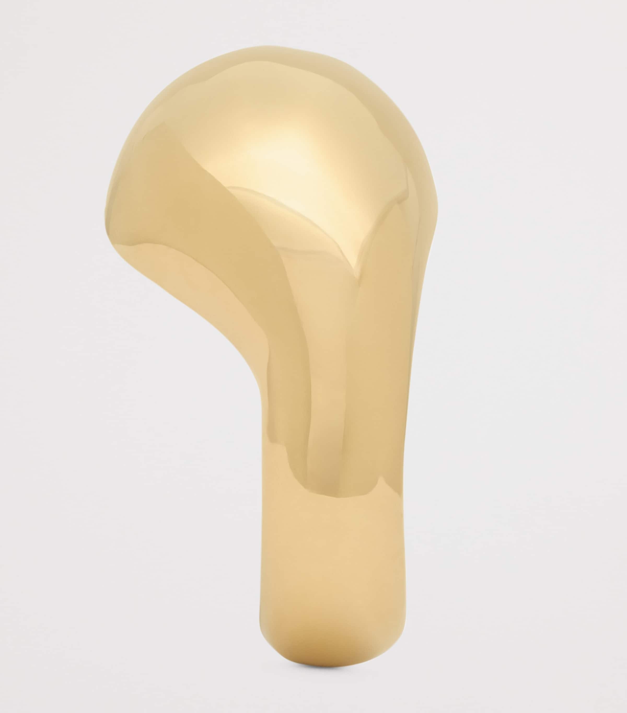 Brass Teardrop Dome Cuff 8030 Image 2